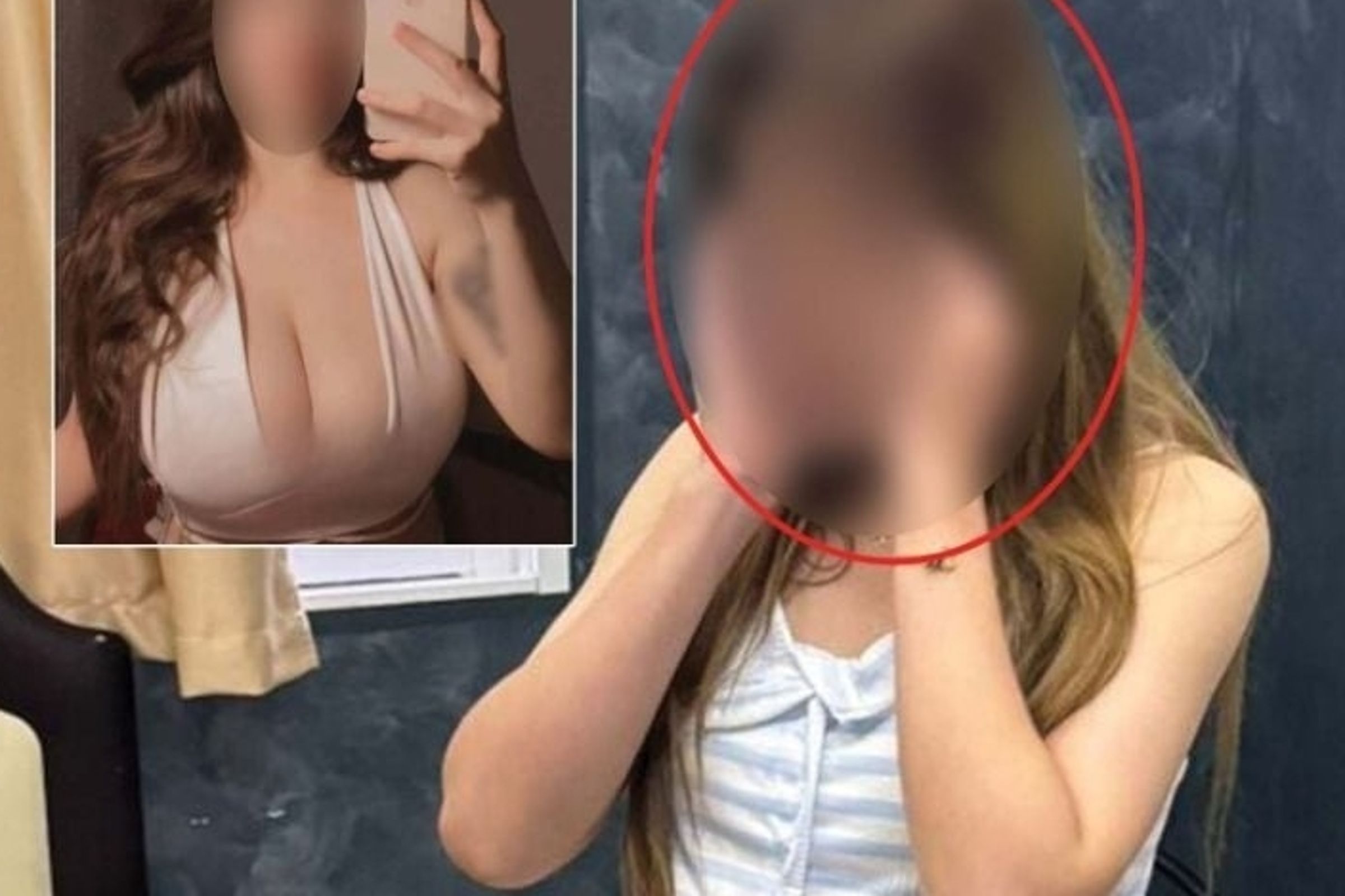 她們透過社群平台X刊登「人間胸器」級美女照招攬嫖客,實際本人卻與照片差距甚大。(翻攝畫面)
