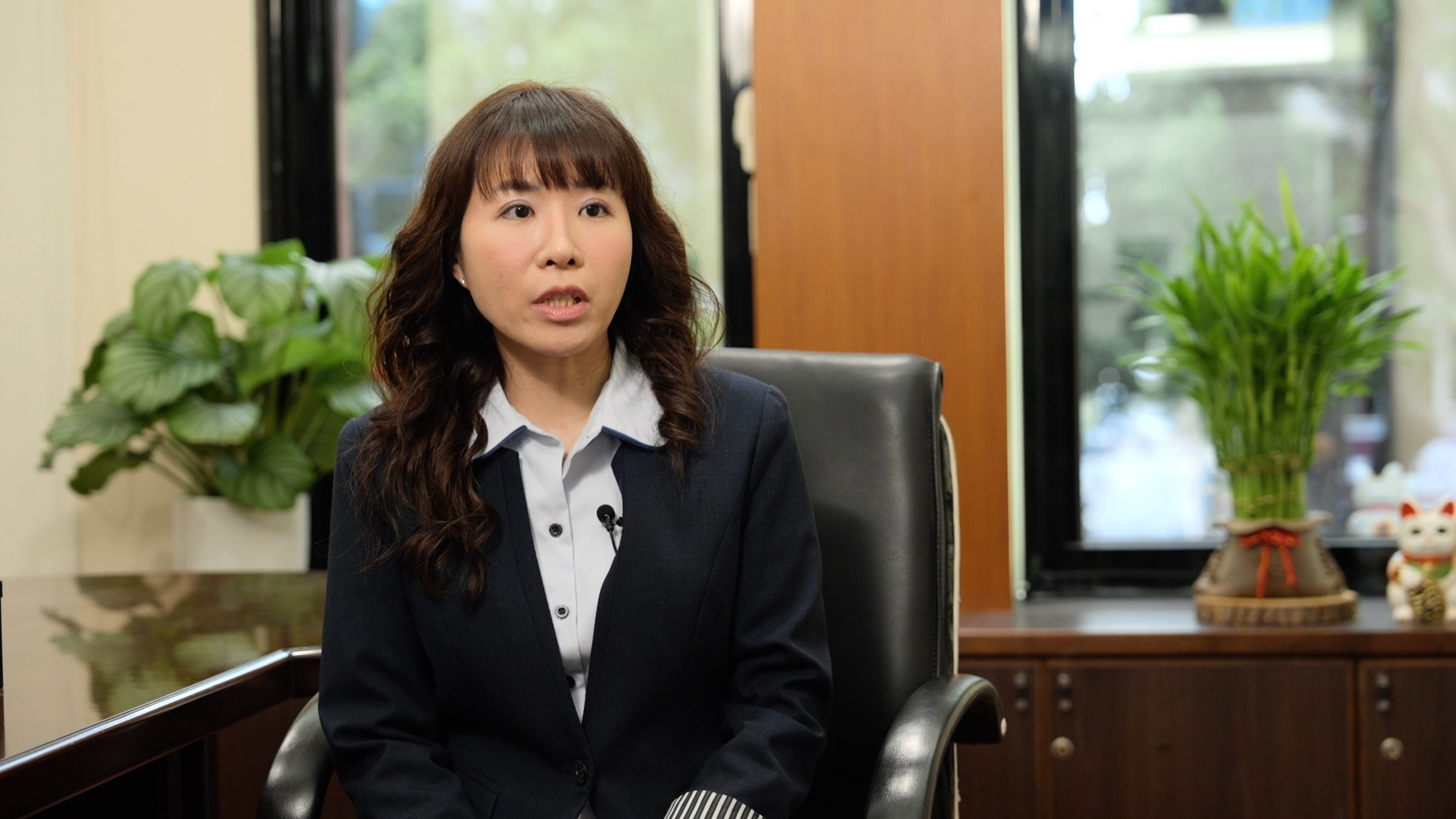彰銀李科長表示,彰銀積極落實性騷擾防治宣導,讓員工可以安心辦公。