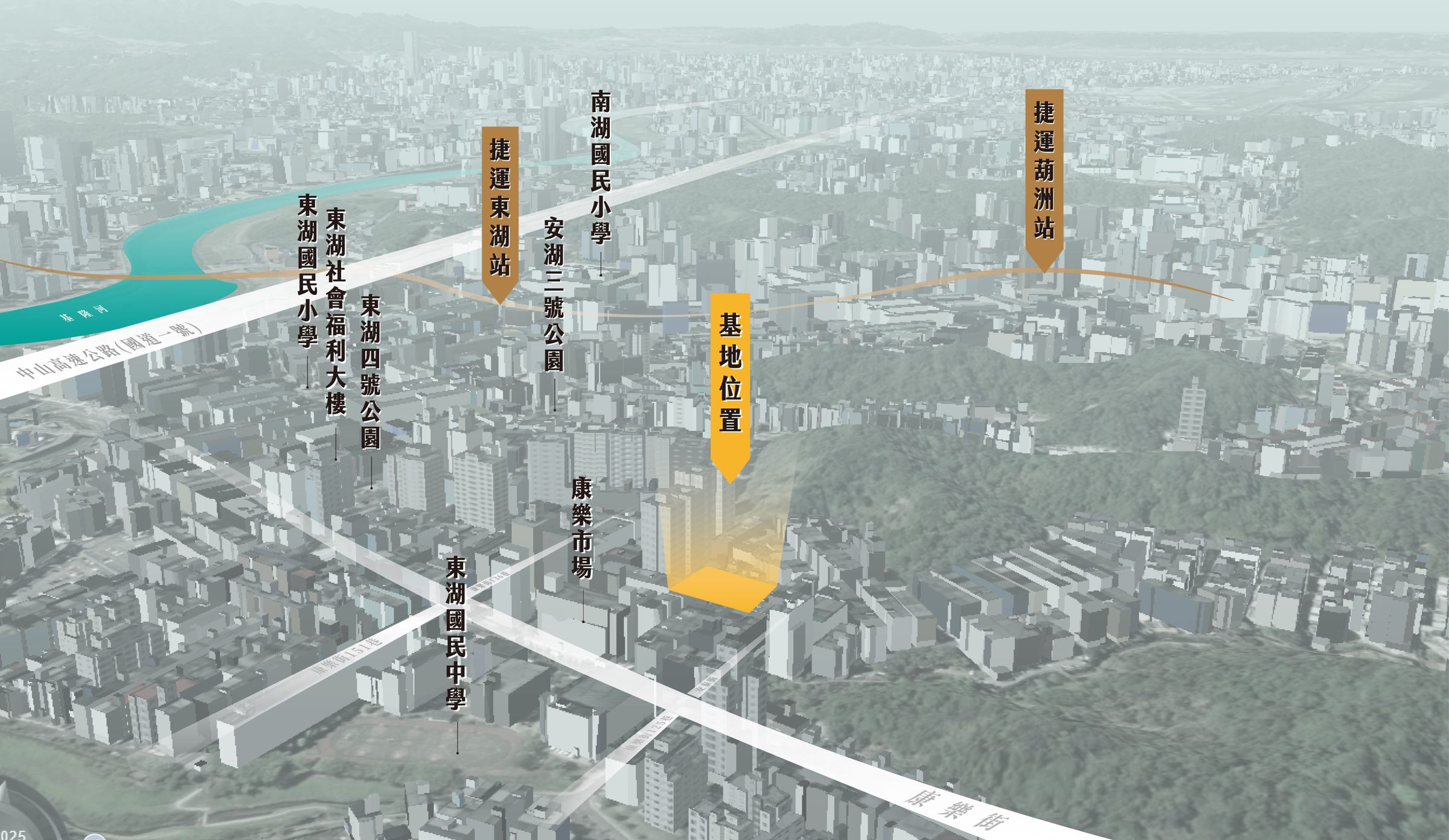 康樂街136巷公辦都更區位示意圖。(北市都市更新處提供)