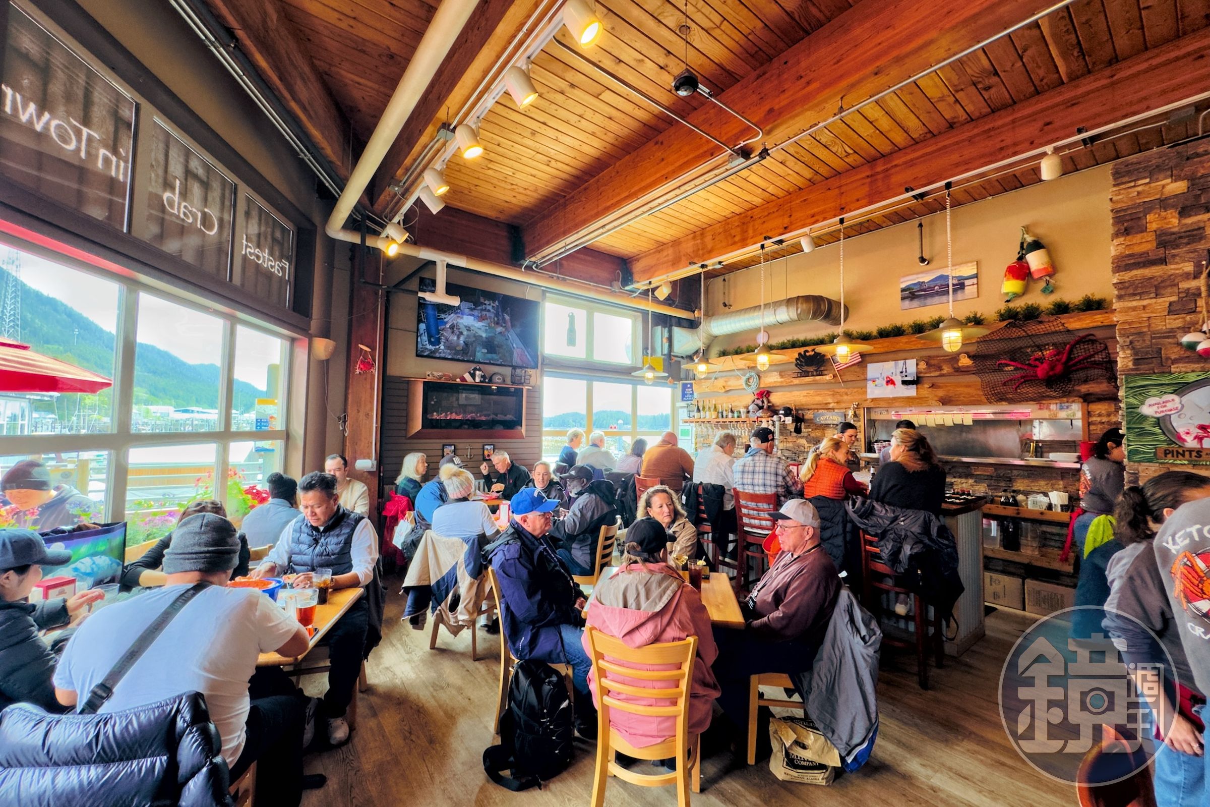 距離碼頭僅數分鐘的「Ketchikan Crab & Go」是當地品嘗帝王蟹料理的餐廳。