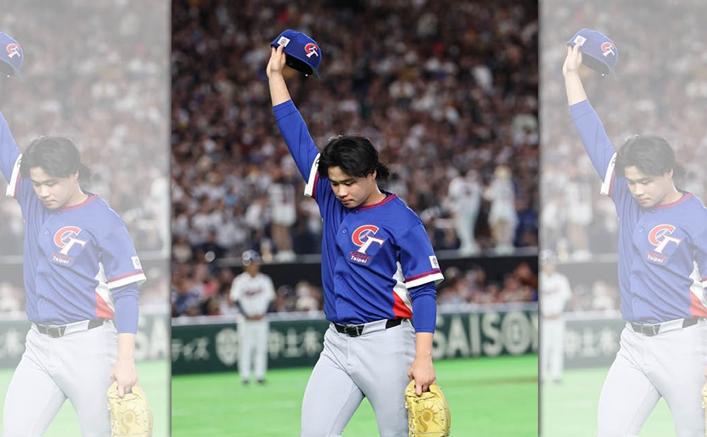 WBC台韓大戰比賽過程中，孫易磊（圖）疑似脫口一句台語，被主播魏楚育即時「翻譯」為「Let's go」，畫面在網路引發熱議。