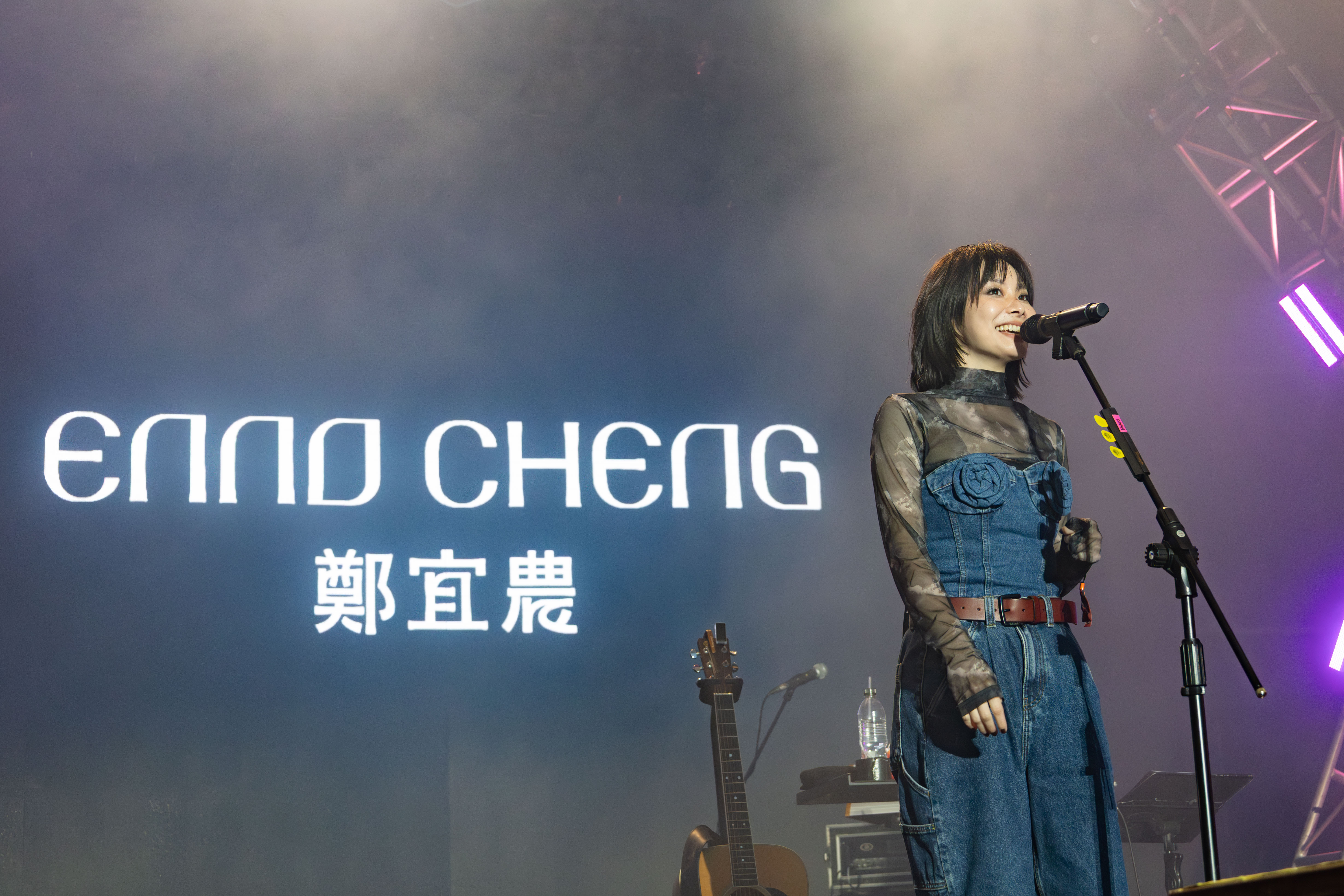 「大港土地婆」鄭宜農再次登上女神龍舞台。(出日音樂提供)