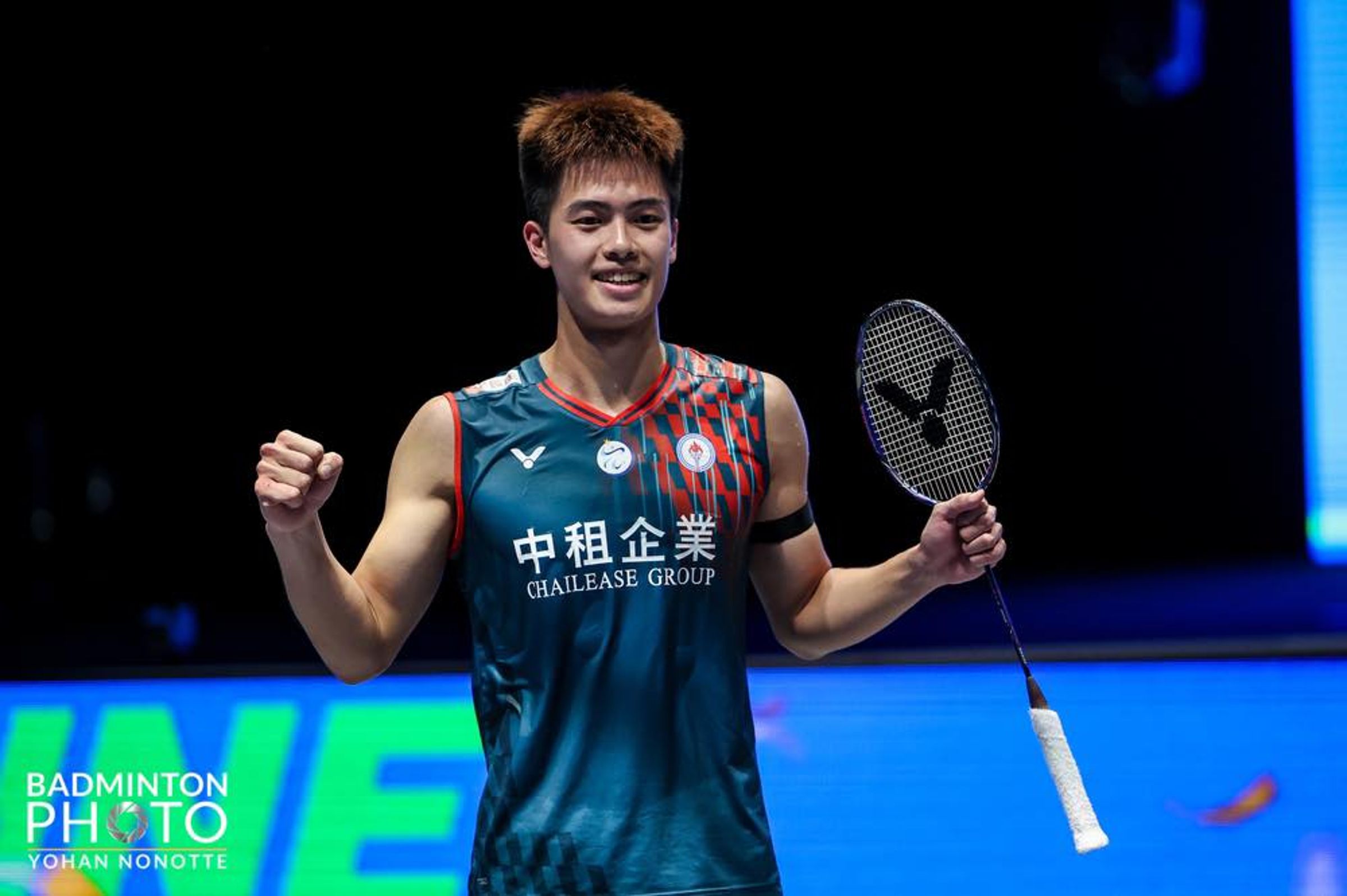 台灣羽球男單好手李佳豪，闖全英賽男單決賽爭冠。（翻攝臉書）