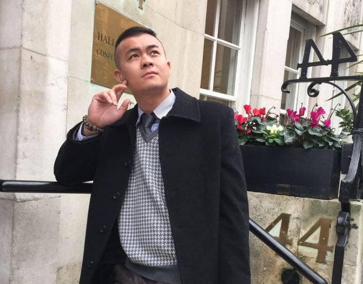 聽障作家陳昆聯（圖）遭女粉絲丈夫提告侵害配偶權。（翻攝自聽障演說家粉專）