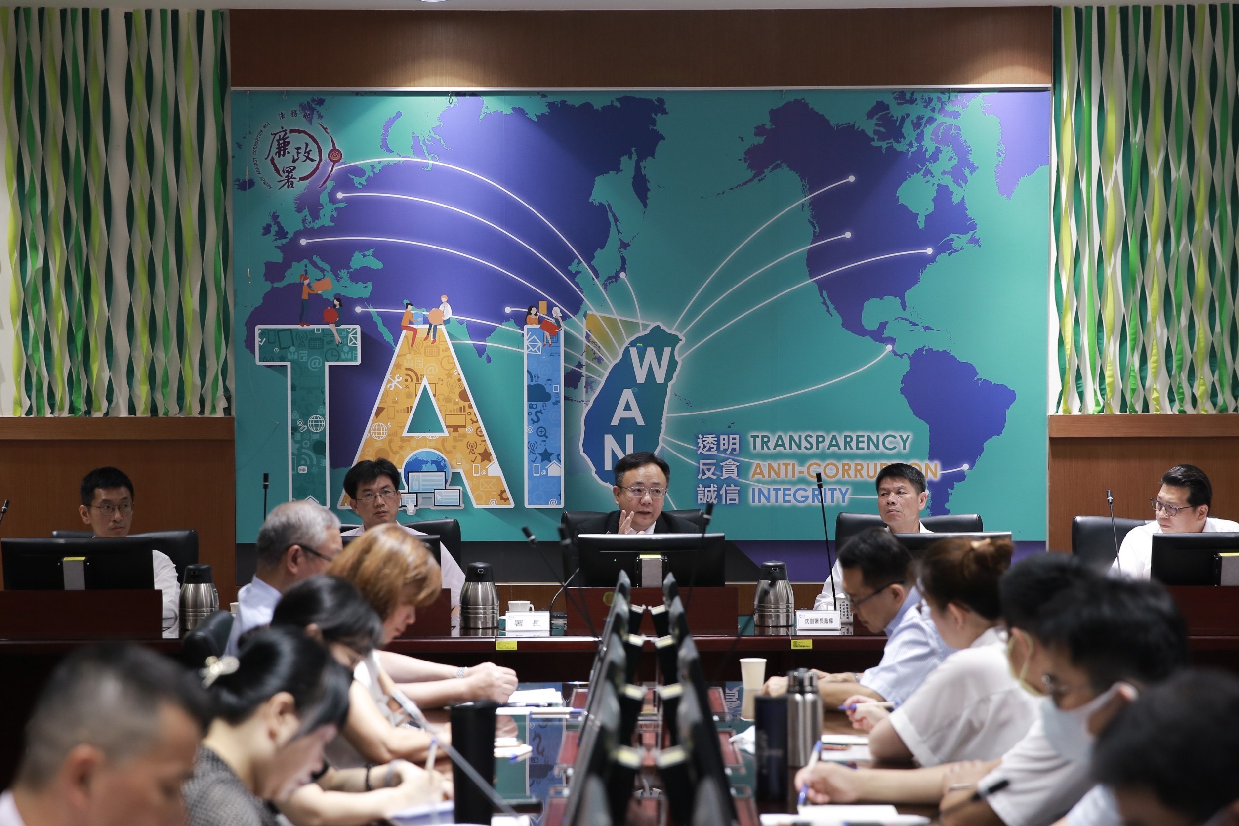 廉政署推動透明廉潔綠能產業 ，辦理查處業務策進會議。（廉政署提供）