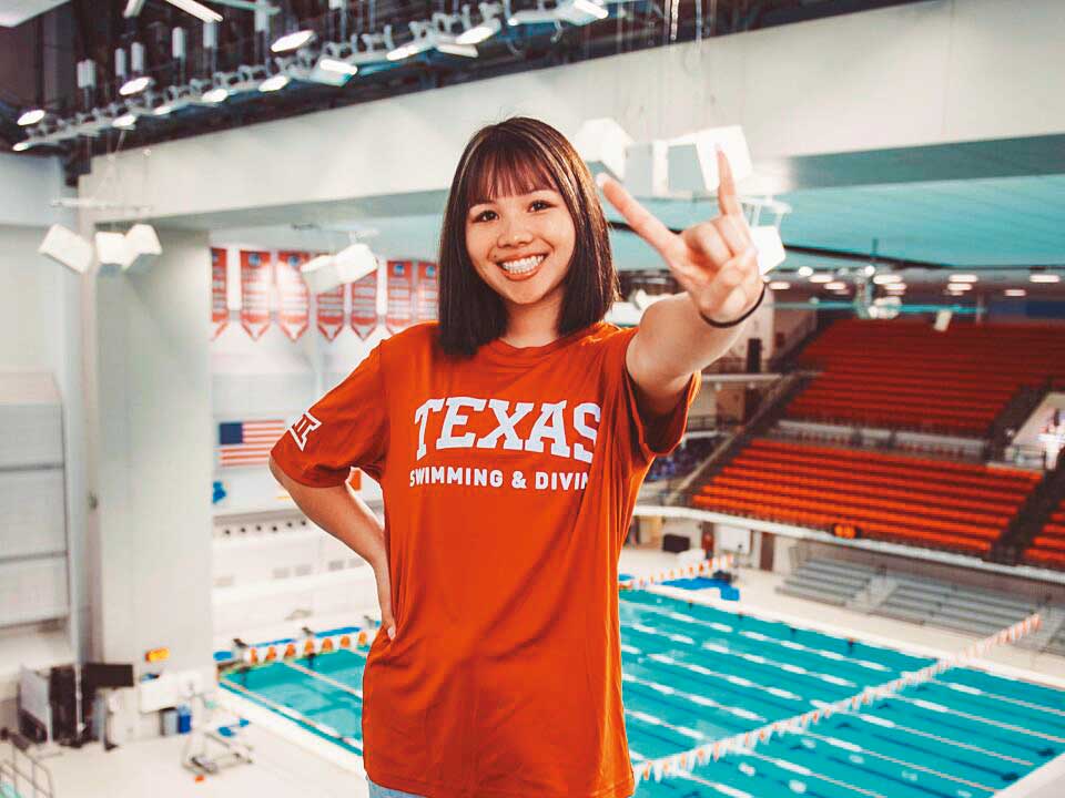 台美混血的泳將韓安齊首度參賽奧運。（翻攝swimswam）