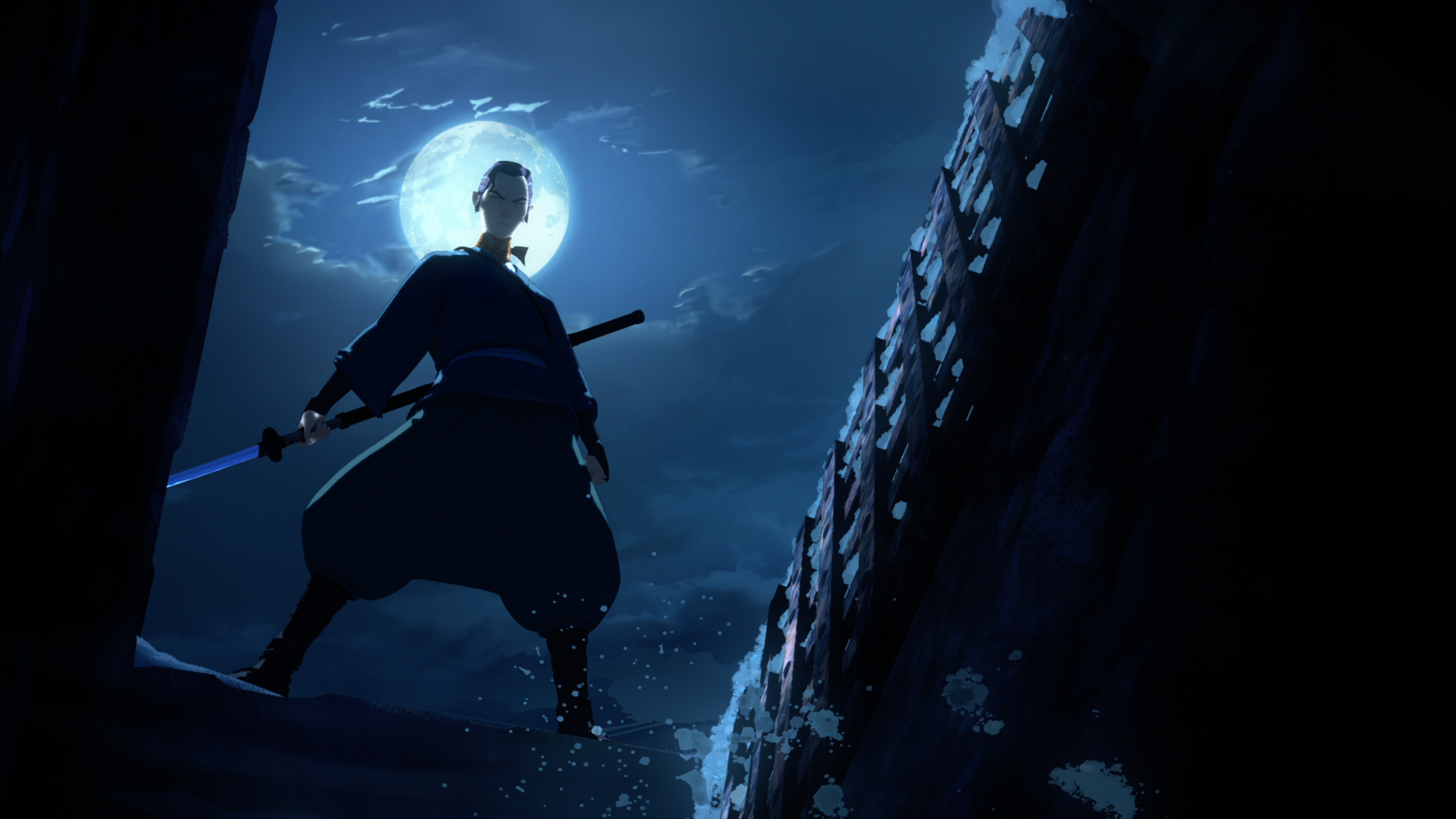 《藍眼武士》播出後大受好評,目前正在製作第2季。(Netflix提供)