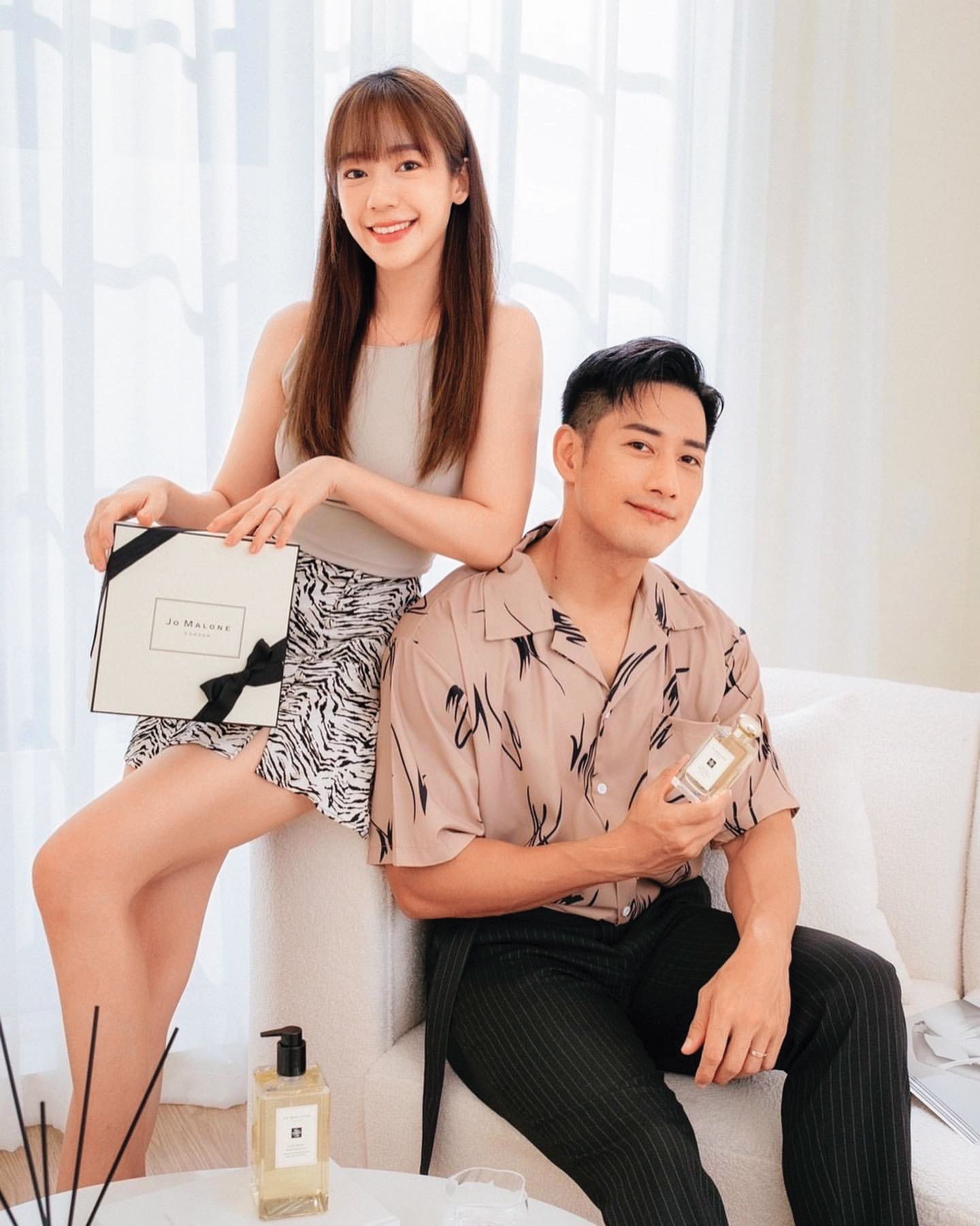 陳天仁(左)與周孝安(右)婚姻僅維持2年,於2023年簽字離婚。(翻攝 自周孝安IG)