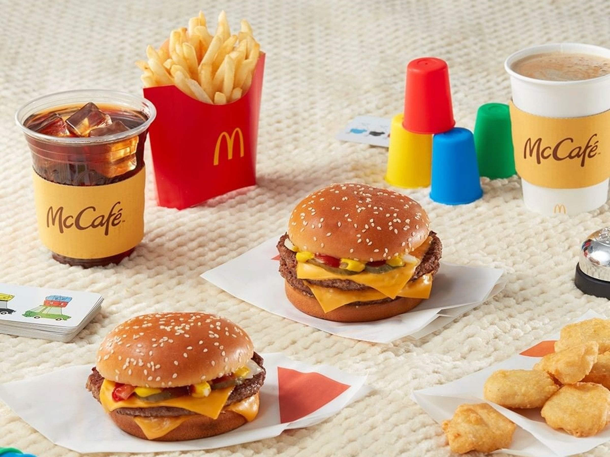 南韓麥當勞因為供應鏈出問題,今起暫停販售薯條。(翻攝自@mcdonalds_kr IG)