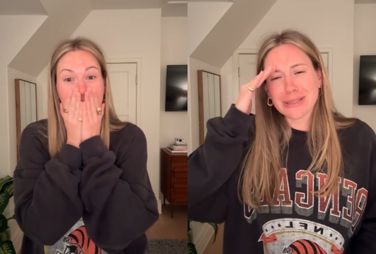 「零號病人」空中腹瀉慘況，連下一班航班都被迫取消，梅根（圖）也自嘲是「生物危害本人」。（翻攝自TikTok @meghanreinertsen）