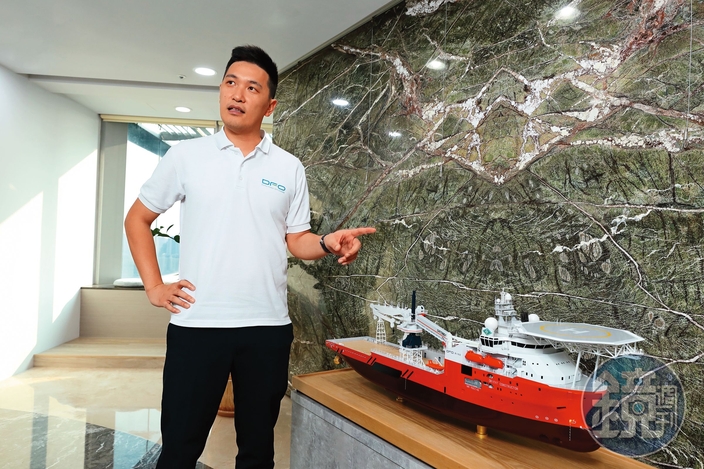 東方風能在執行長陳柏霖帶領下，成為台灣離岸風電海事工程舉足輕重的公司。