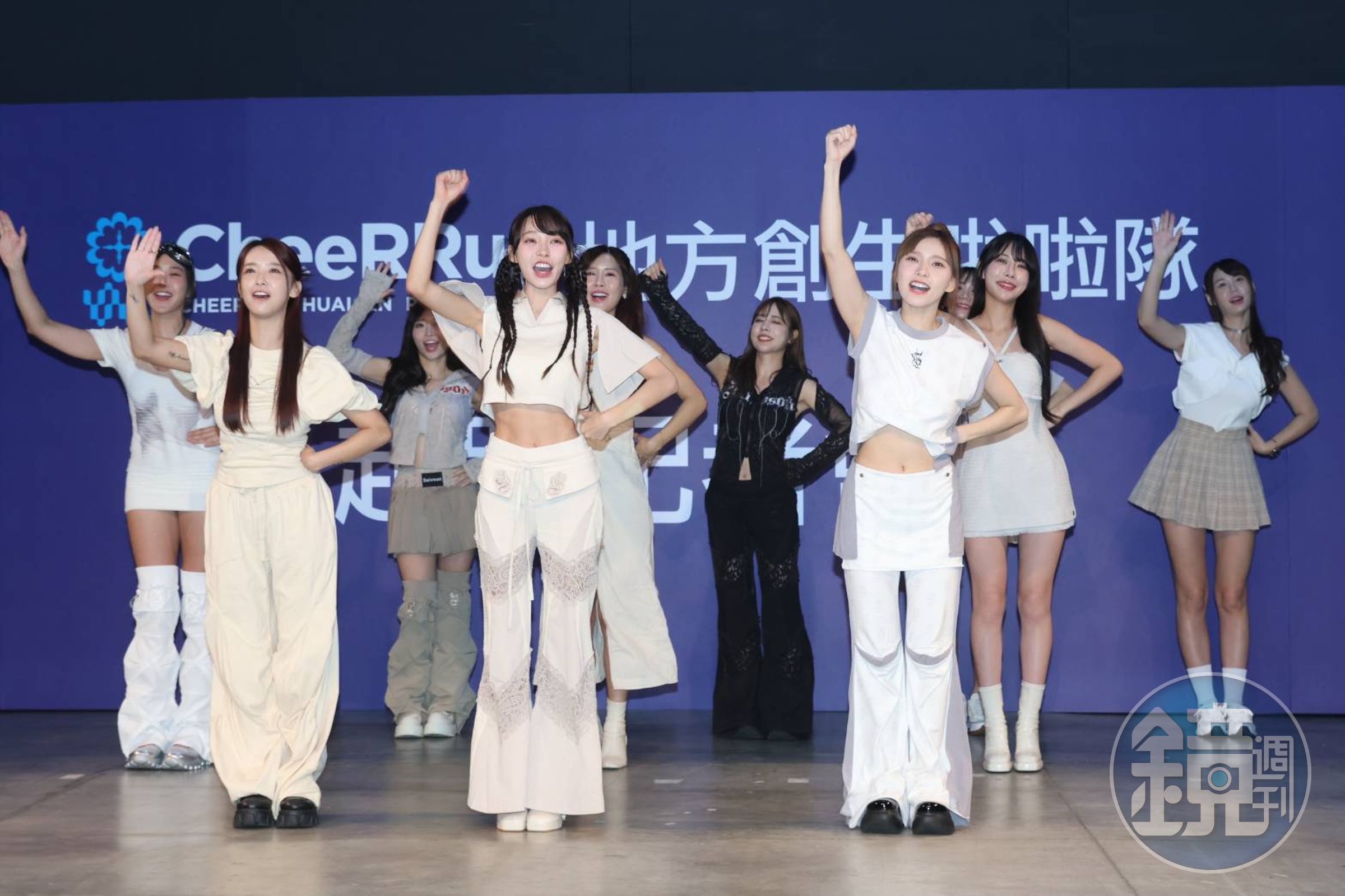 高人氣啦啦隊女孩強力應援，希望能吸引更多企業夥伴加入。