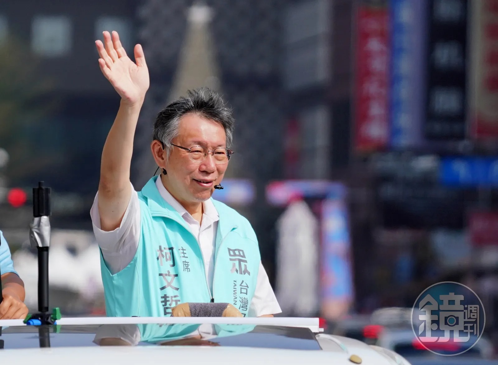 民眾黨搶下選前之夜的凱道路權，被民進黨北市黨部主委張茂楠狠酸「沒那個屁股還要吃瀉藥」。圖為民眾黨總統參選人柯文哲。（本刊資料照）