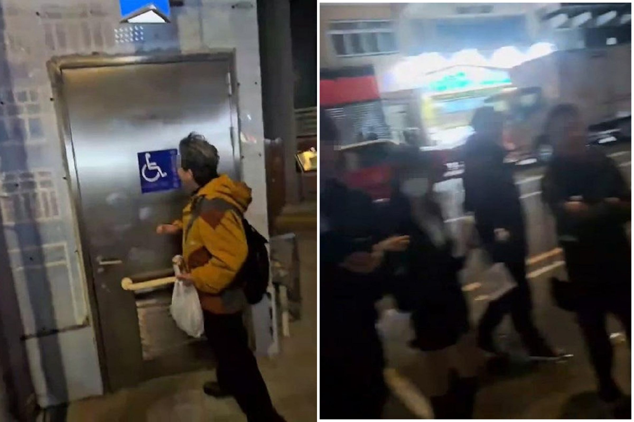 男女在公廁「啪啪愛愛」響徹雲霄，全城鄉民圍觀！大媽奮勇上啊。（翻自臉書）