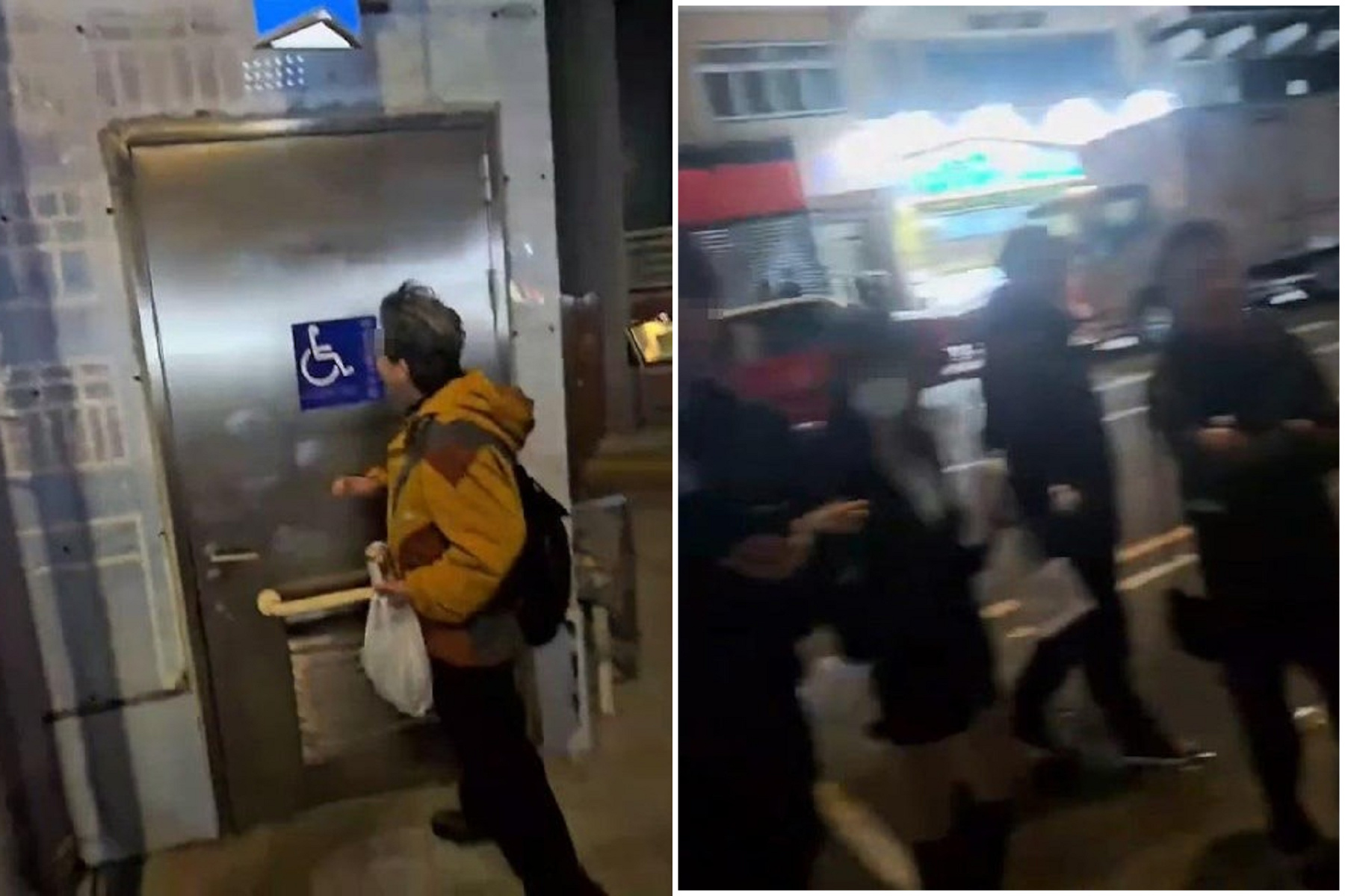 男女在公廁「啪啪愛愛」響徹雲霄，全城鄉民圍觀！大媽奮勇上啊。（翻自臉書）