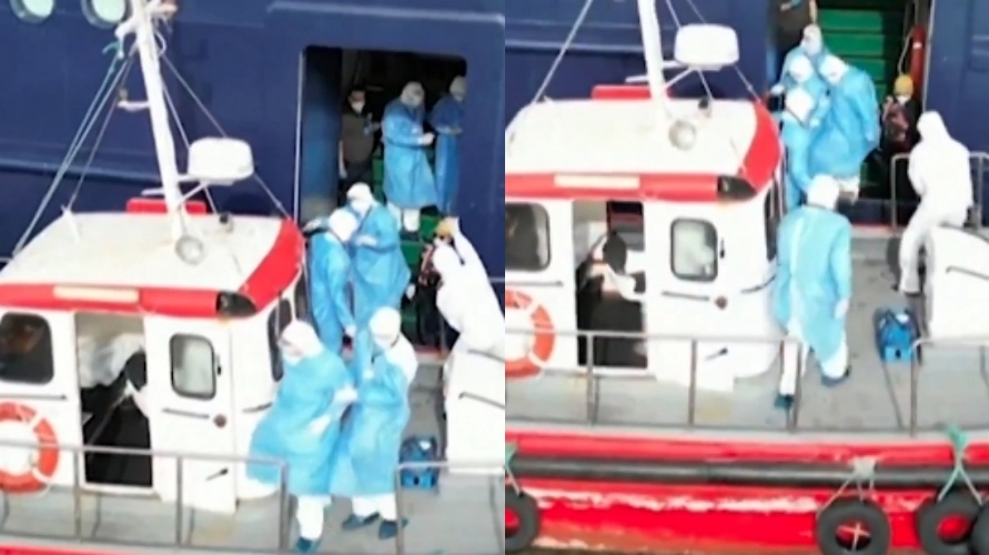 標榜極地探險的豪華郵輪「洪迪亞斯號」，近日因爆發罕見的安地斯漢他病毒疫情，成為全球衛生組織關注的焦點。（翻攝自X）