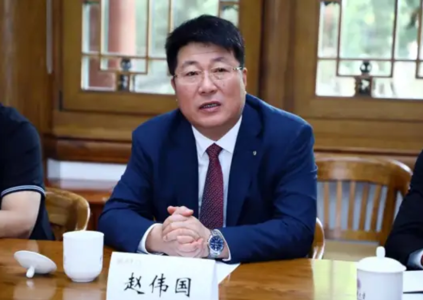 中國紫光集團前董事長趙偉國涉嫌貪污，今日一審遭判死刑。（翻攝百度百科）