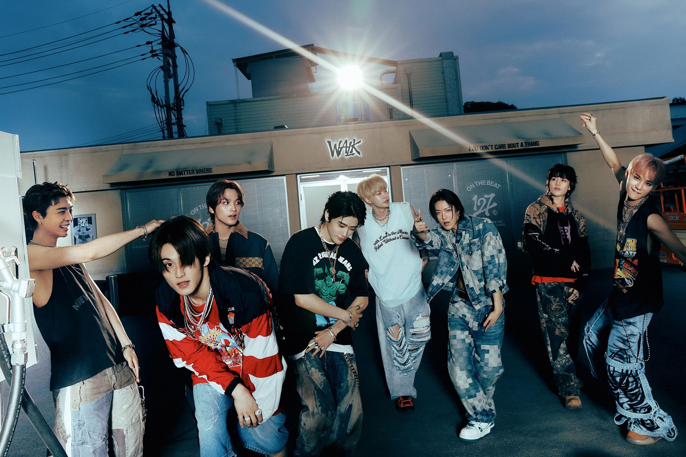 NCT 127喜迎出道8週年帶著第六張正規專輯《WALK》回歸歌壇。（SM Entertainment提供）