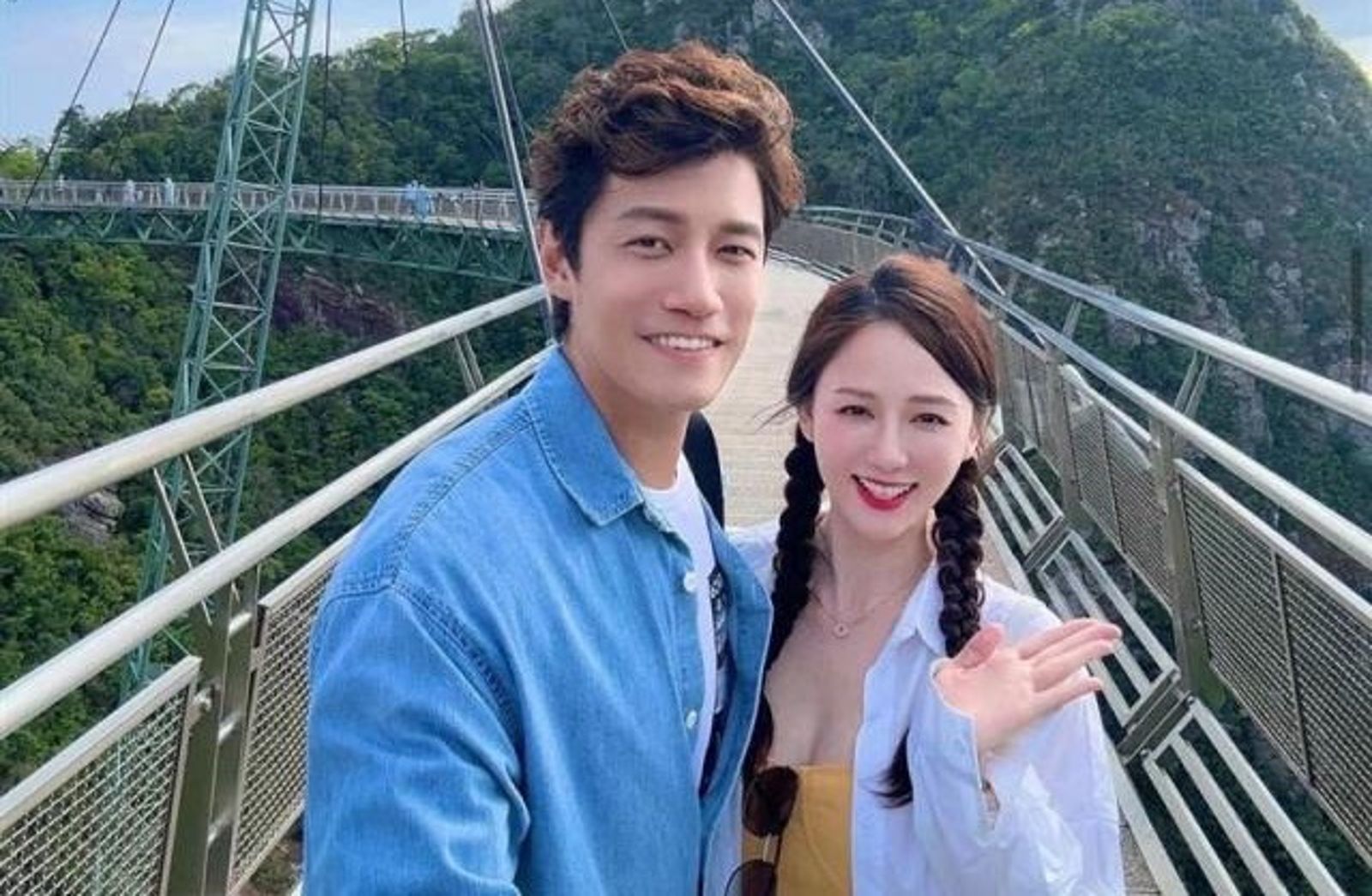 陳喬恩和Alan從戀綜時被認為炒作,到後來認定彼此,登記結婚。(翻攝自陳喬恩微博)
