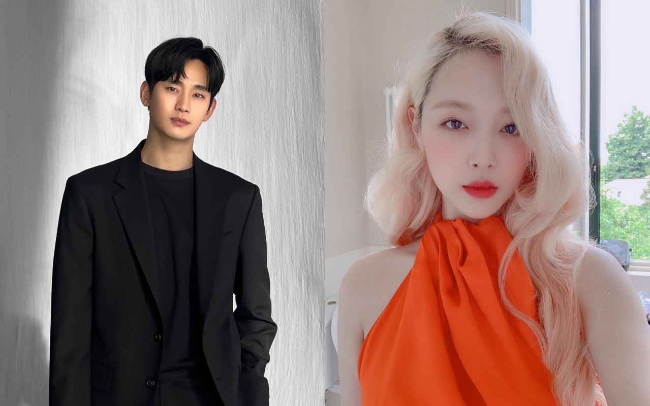 已故韓國女星雪莉（右）的哥哥近日不斷在INS發文痛罵金秀賢（左）。（翻攝藝人INS）