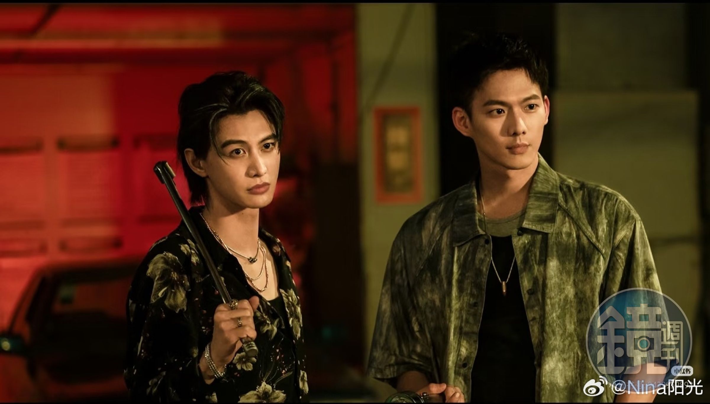 吳念軒與有「短劇F4」之稱的何健麒合作新劇《 話事人》,以雙男主之姿詮釋臥底故事。(微博圖片)