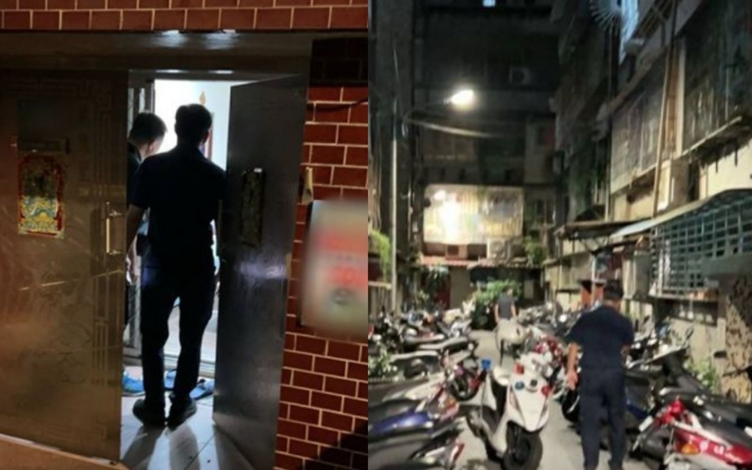 警方告知蕭男,有人通報持槍,並徵求其同意後進入屋內搜索,但未發現任何槍械或可疑物品,而蕭男也未有任何不良紀錄。(翻攝畫面)