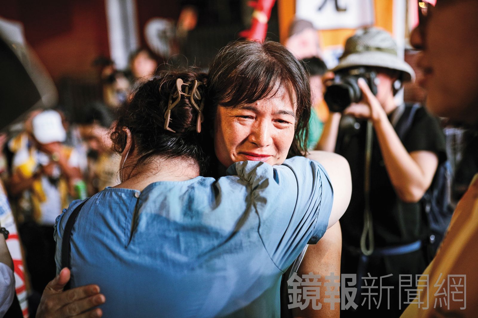 大罷免首波投票結果讓支持者心碎。(圖/鏡報新聞網)