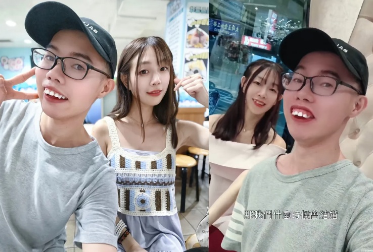 鄧佳華開心曬出與女友「簡簡」合照，甜喊：「是最美的愛情。」（翻攝自鄧佳華IG）