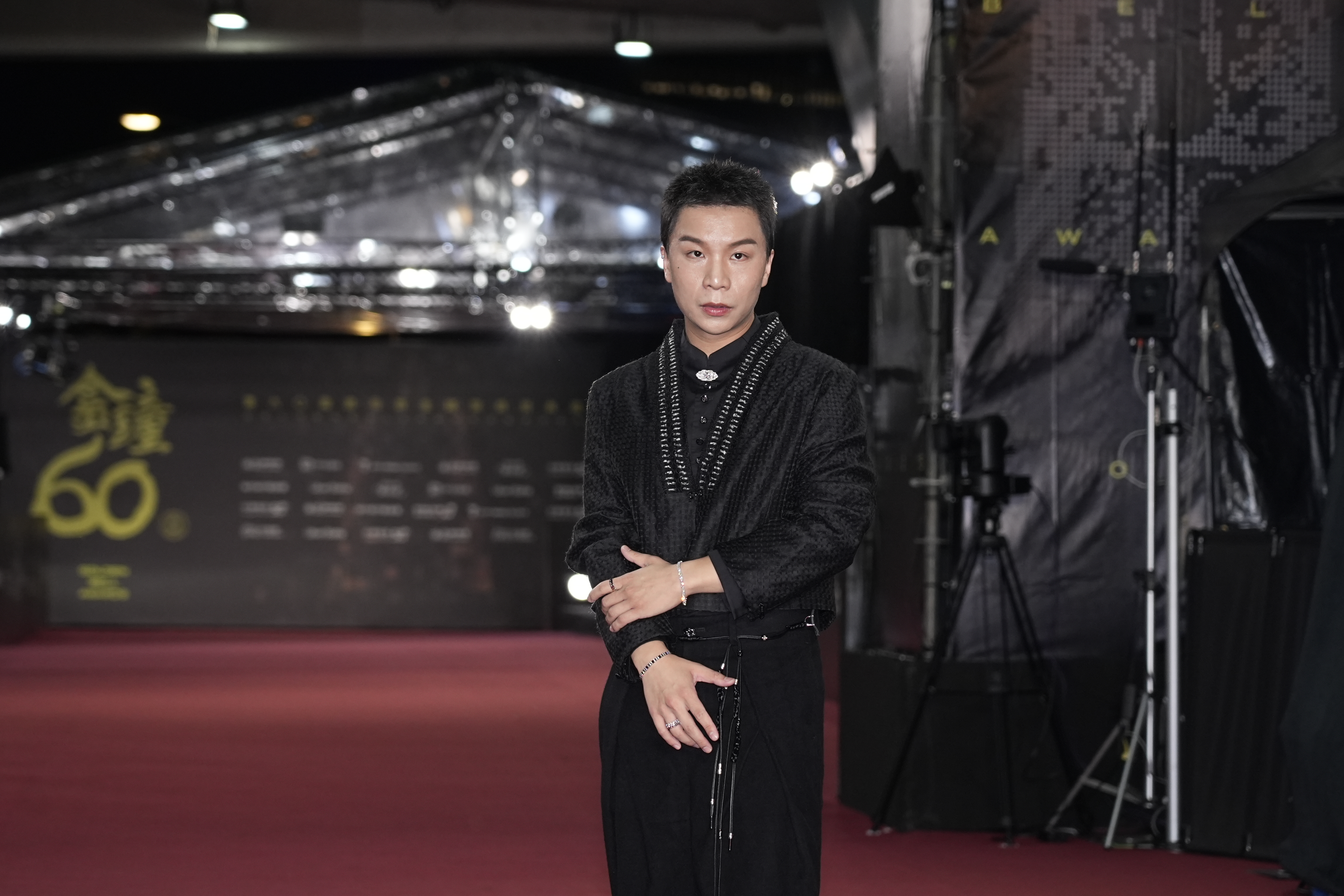 《小姐不熙娣》入圍「綜藝節目主持人獎」，今天只有派翠克代表出席。（攝影組）