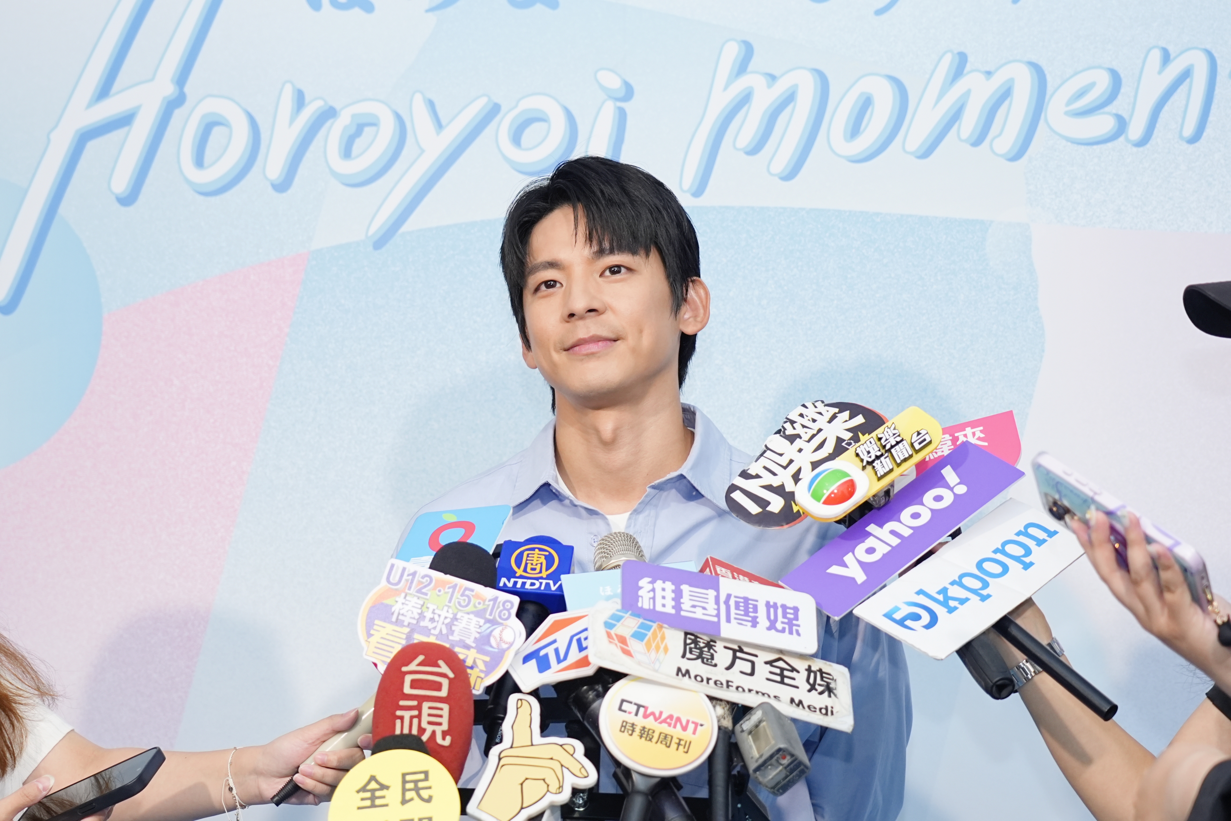 林柏宏在家人欠債事件後首度露面。