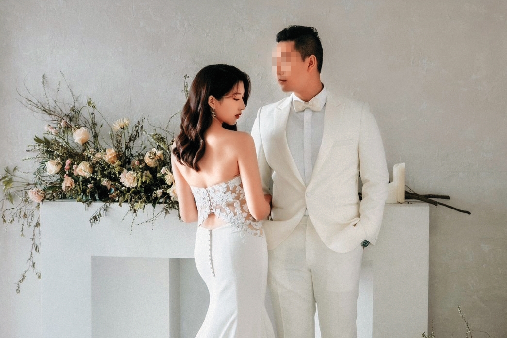 雖知前夫（右）婚前就有黑歷史，但Mika（左）聽信前夫改過自新的說詞，與他步入婚姻。（讀者提供）