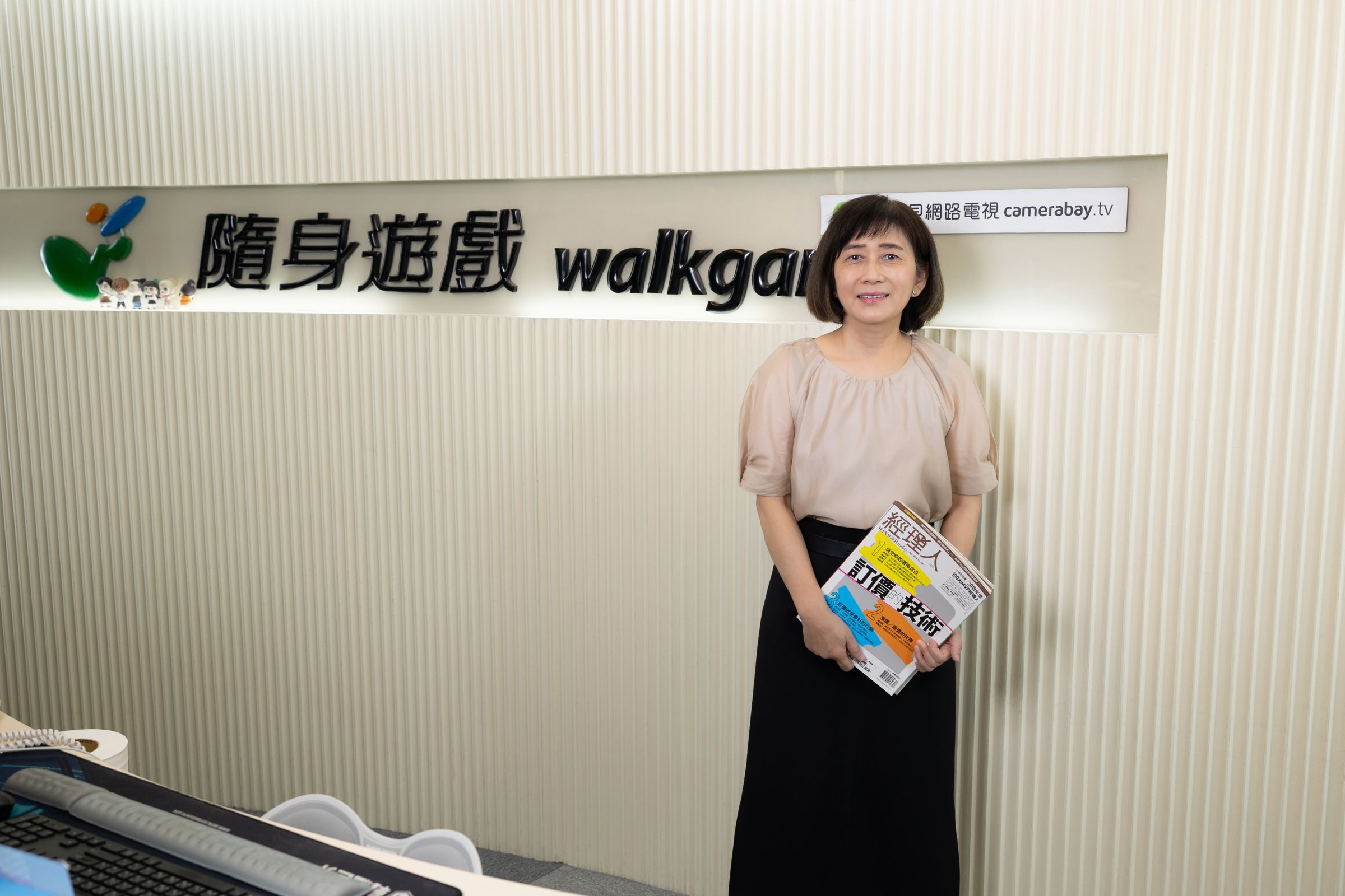 隨身遊戲董事長黃惠玲不斷拓展公司業務領域。（隨身遊戲提供）