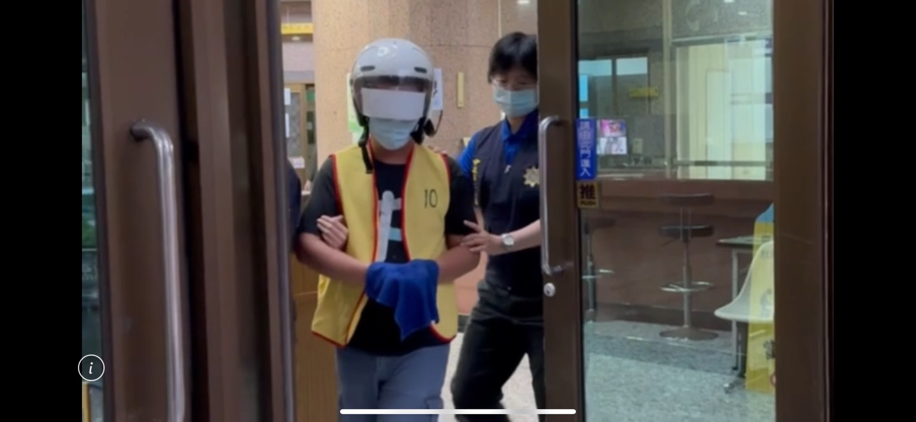 警方訊後依竊盜罪將陳男送辦。（翻攝畫面）
