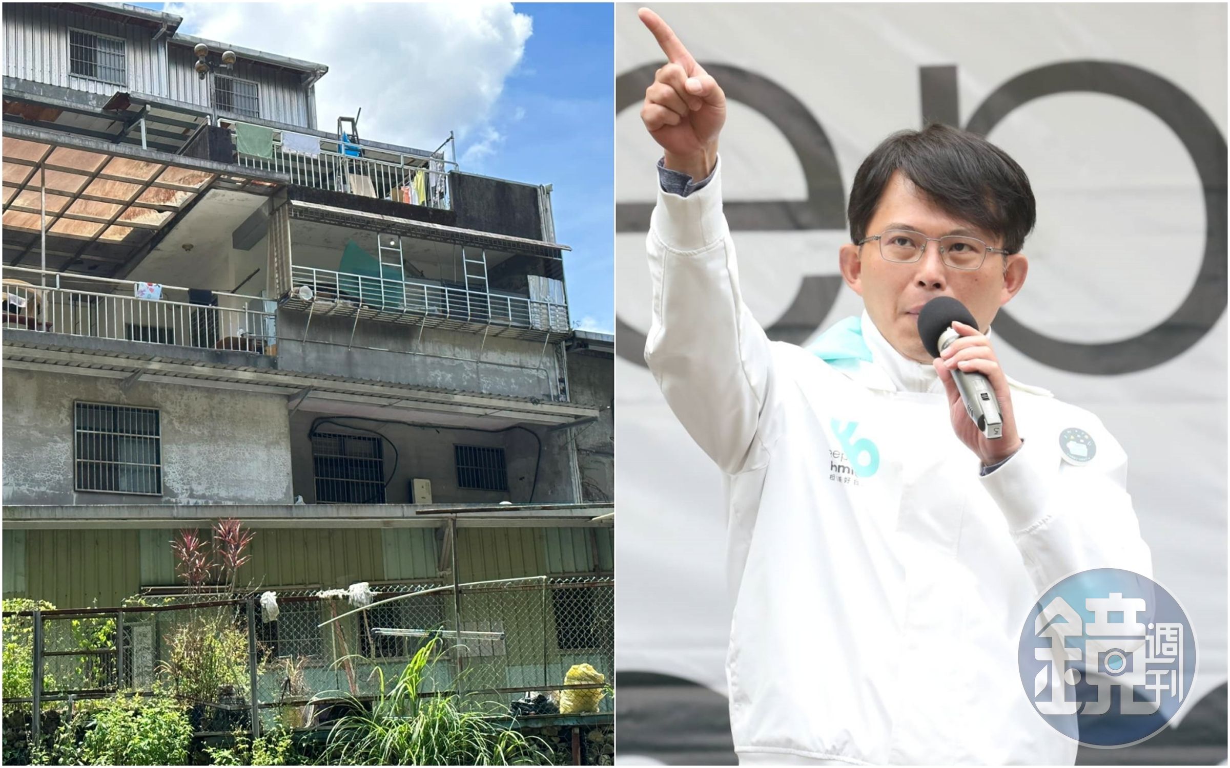 黃國昌汐止的違建近日開始動工拆除。（翻攝新北市議員張錦豪臉書／本刊資料照）