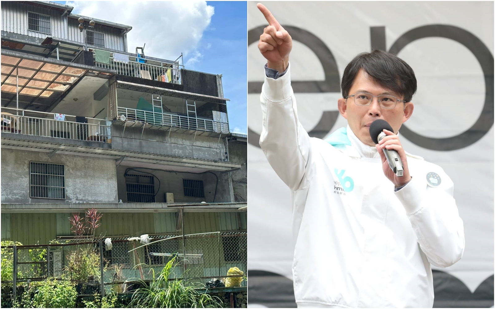 黃國昌汐止的違建近日開始動工拆除。(翻攝新北市議員張錦豪臉書/本刊資料照)