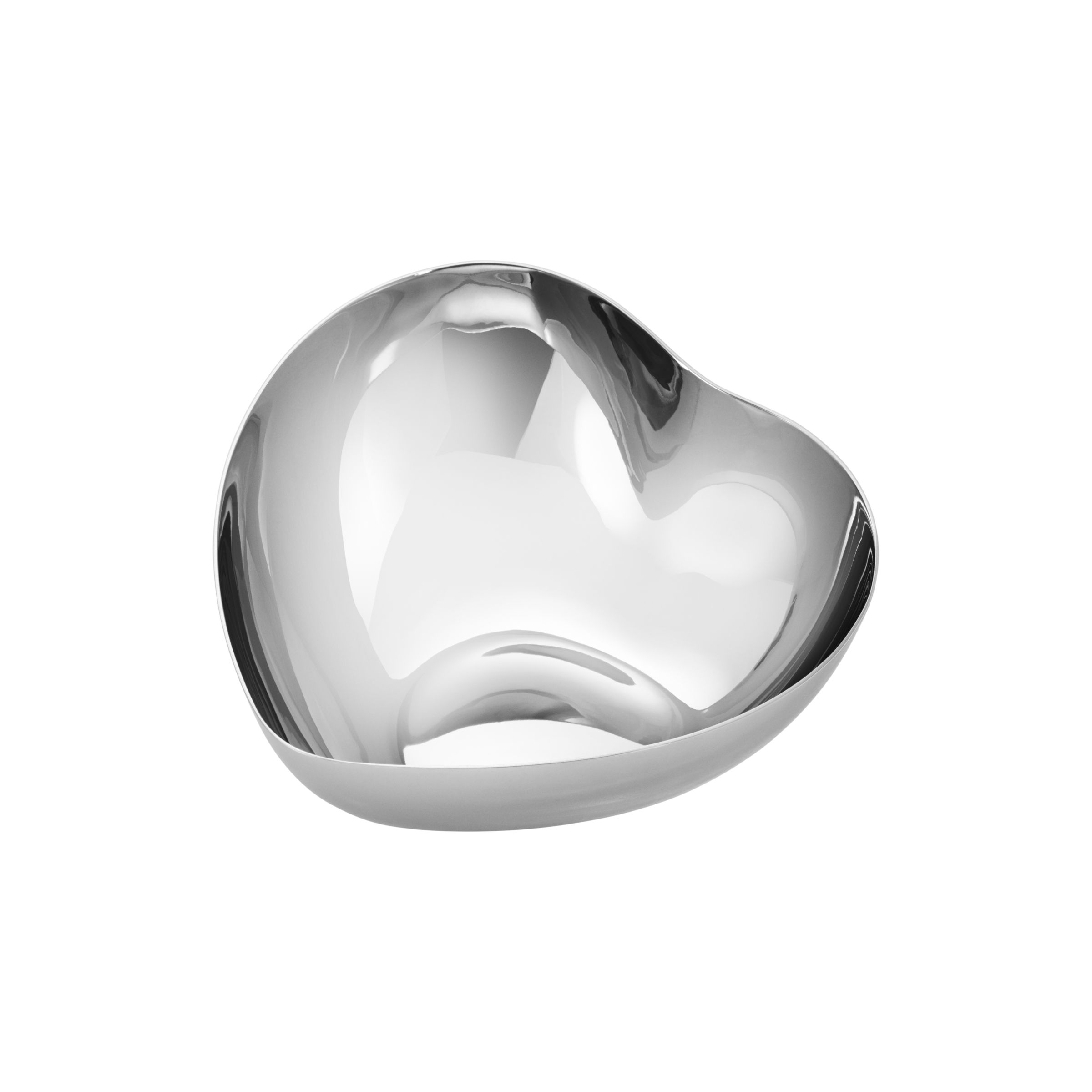 HEART系列鏡面不鏽鋼置物缽(中)。NT$1,800(喬治傑生提供)