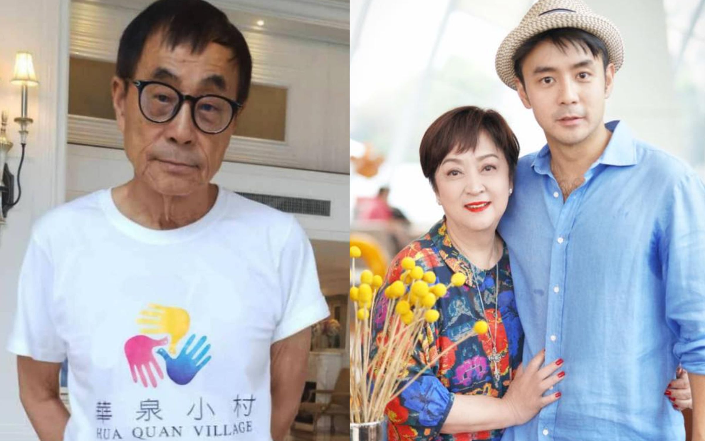 劉家昌(左圖)與前妻甄珍(右圖左)、兒子劉子千(右圖右)為家產反目。(翻攝自劉家昌、甄珍臉書)