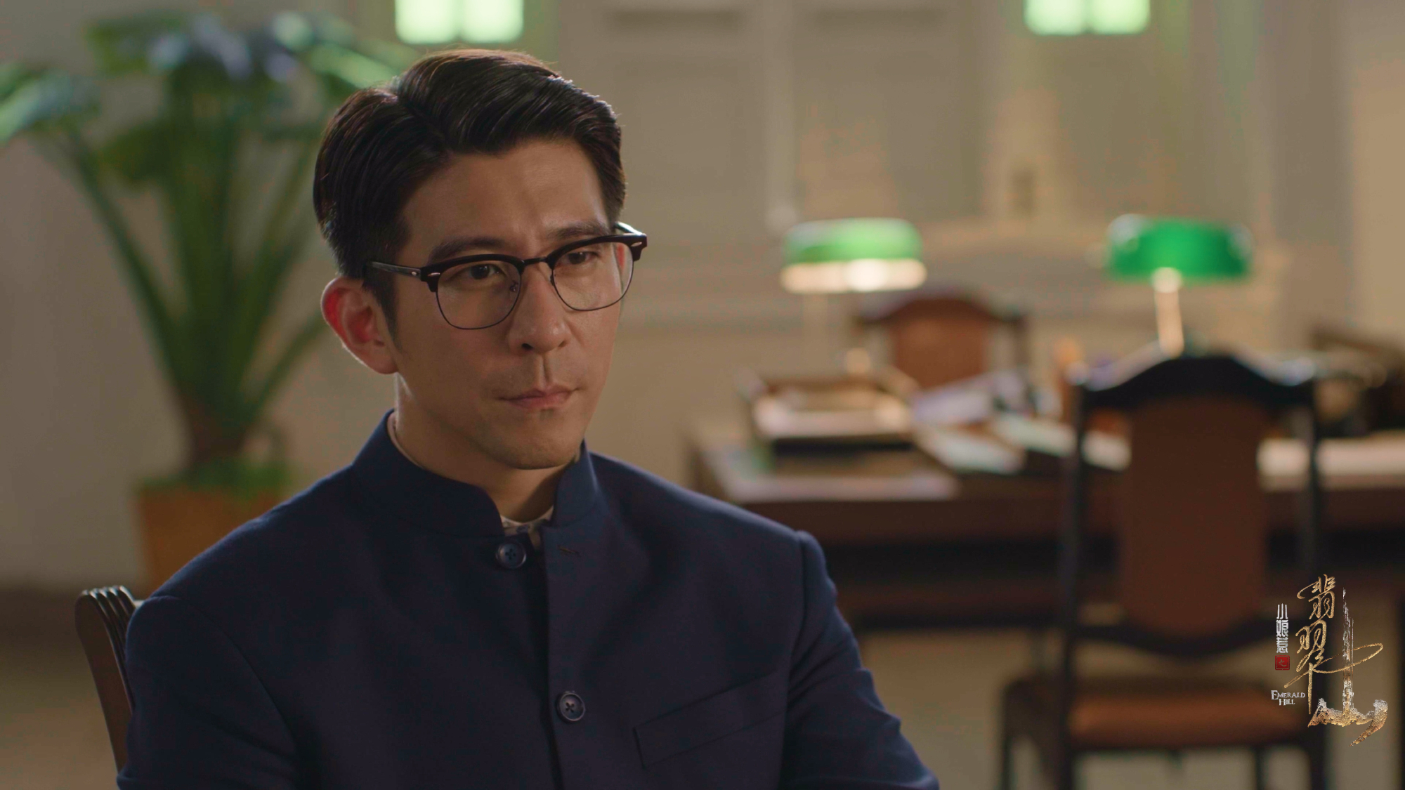 修杰楷在《小娘惹之翡翠山》飾演開明的父親。（TVBS提供）