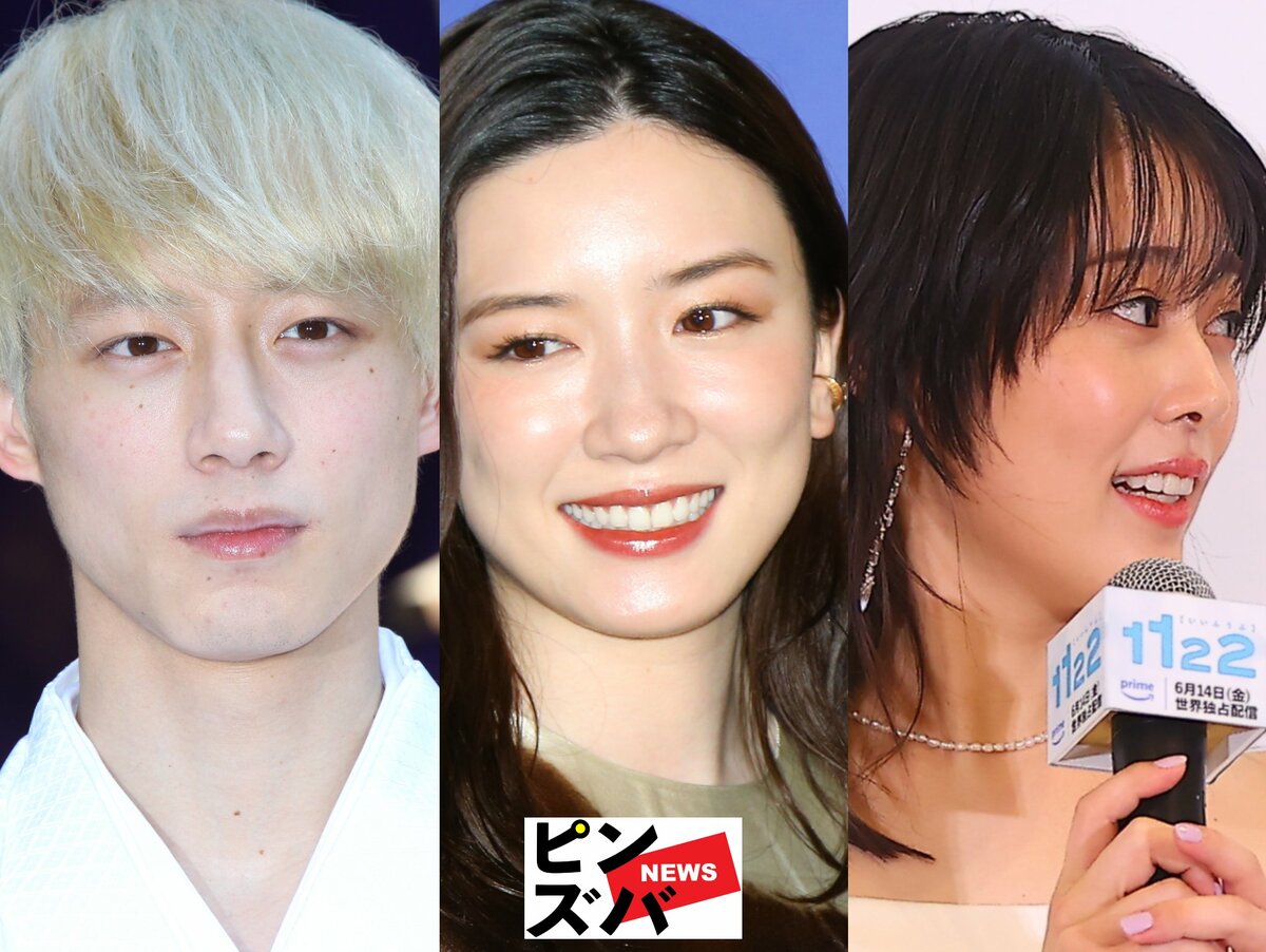 坂口健太郎（左）與高畑充希（右）曾交往4年，戀情一度看好能修成正果，卻因永野芽郁的介入傳出「拒絕同台」傳聞。（翻攝網路）