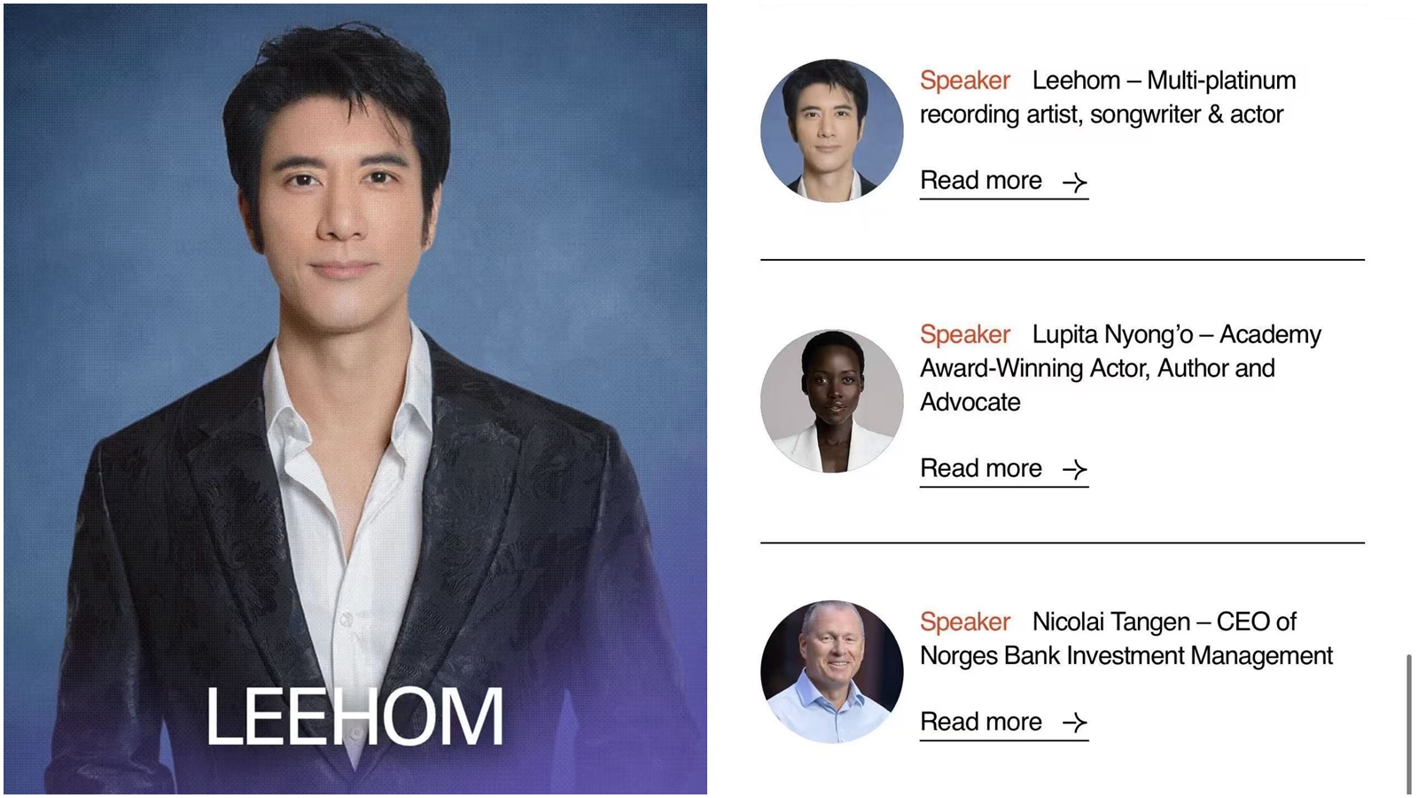 全球頂尖創意峰會Brilliant Minds官宣2026年度出席嘉賓，王力宏成為該峰會邀請的唯一華人代表。（翻攝自IG）