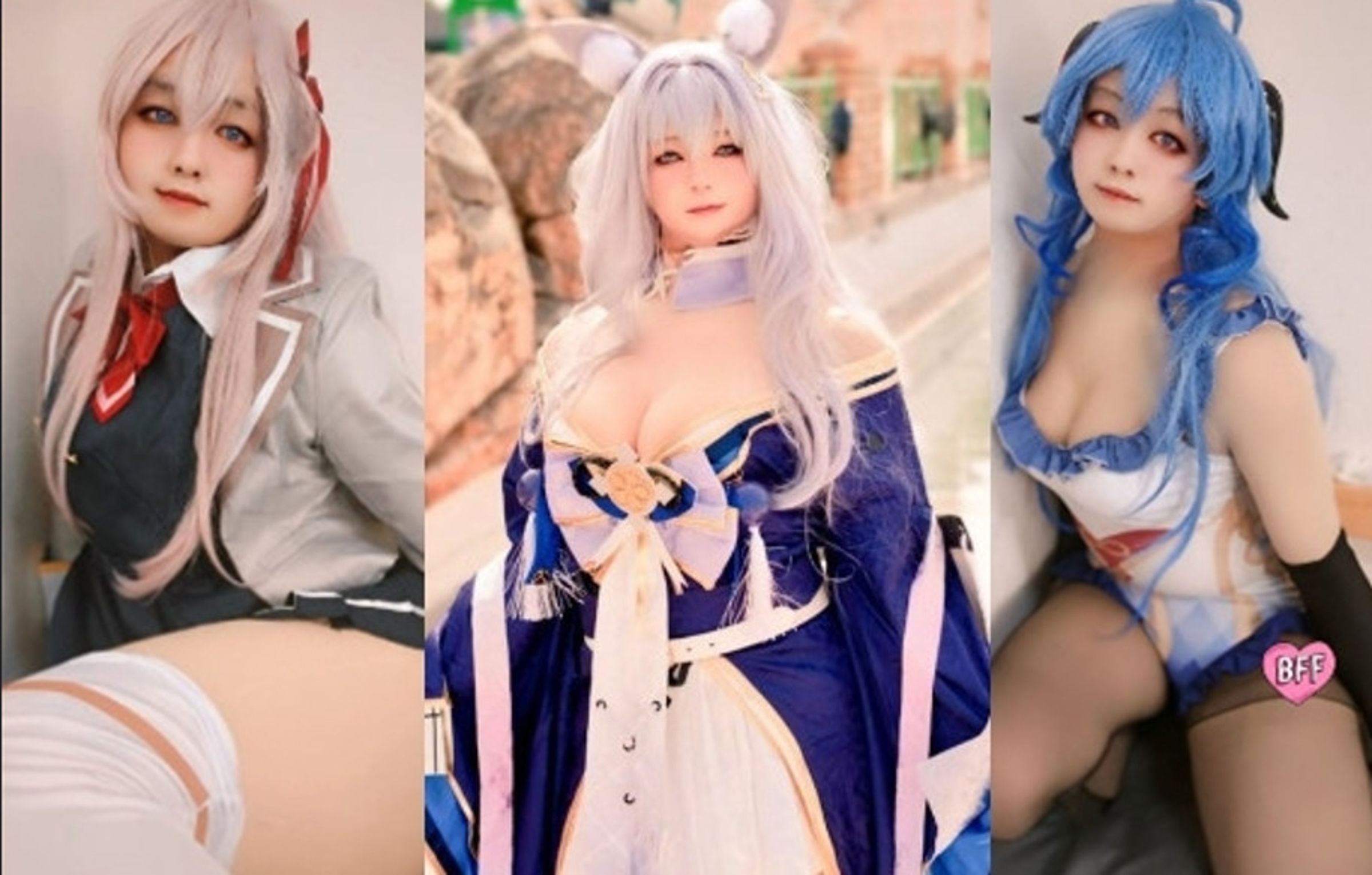 美女Cosplayer「九重久遠」偷車被捕後,意外揭露本人其實是39歲的男性上班族。(翻攝X@FromNatto)