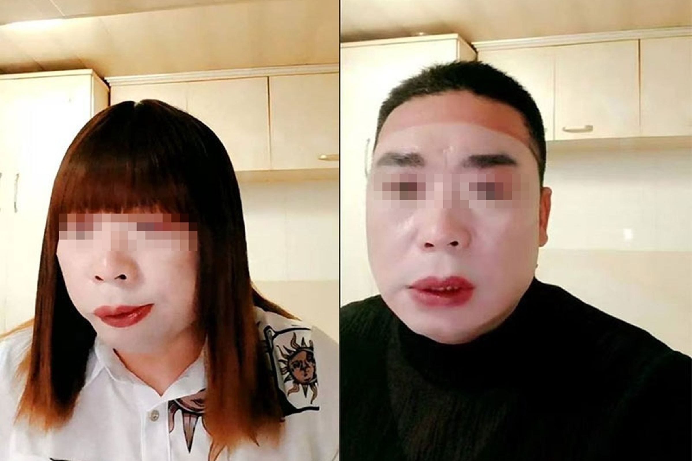 1名自稱「阿紅」的南京男子,疑似假扮女子誘騙1691位男子發生性關係。(翻攝畫面)