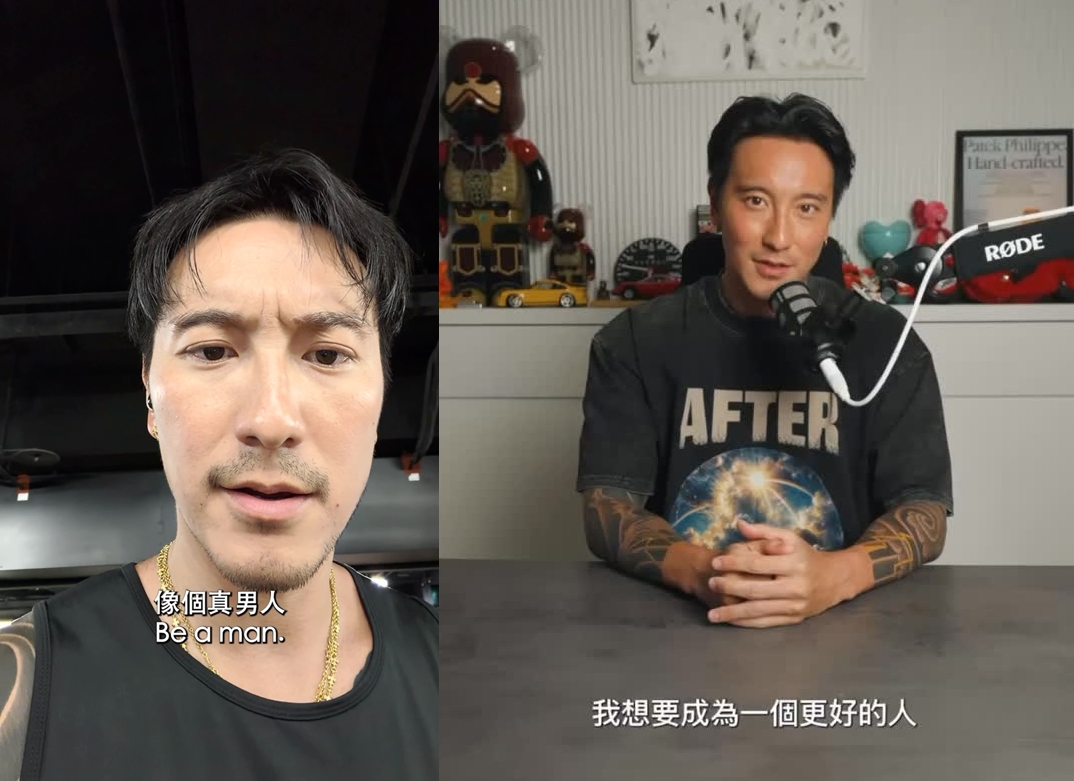 王陽明又再度踩中性別議題地雷,他的「Be a Man」影片言論翻車,昨(29)日拍片道歉。(翻攝王陽明IG)