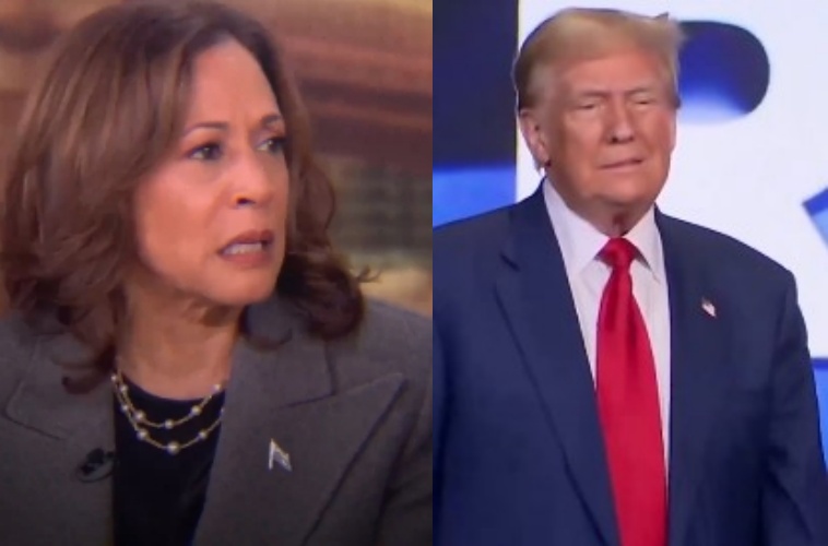 賀錦麗嚴正痛批，川普要的是一個能效忠他個人的軍隊。（翻攝自X @Donald J. Trump）