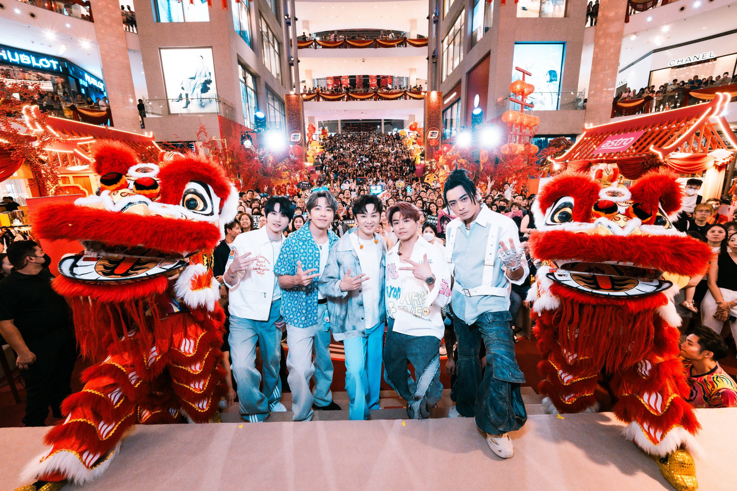 Energy在馬來西亞辦簽票會吸引6,000名歌迷到場。（相信音樂提供）