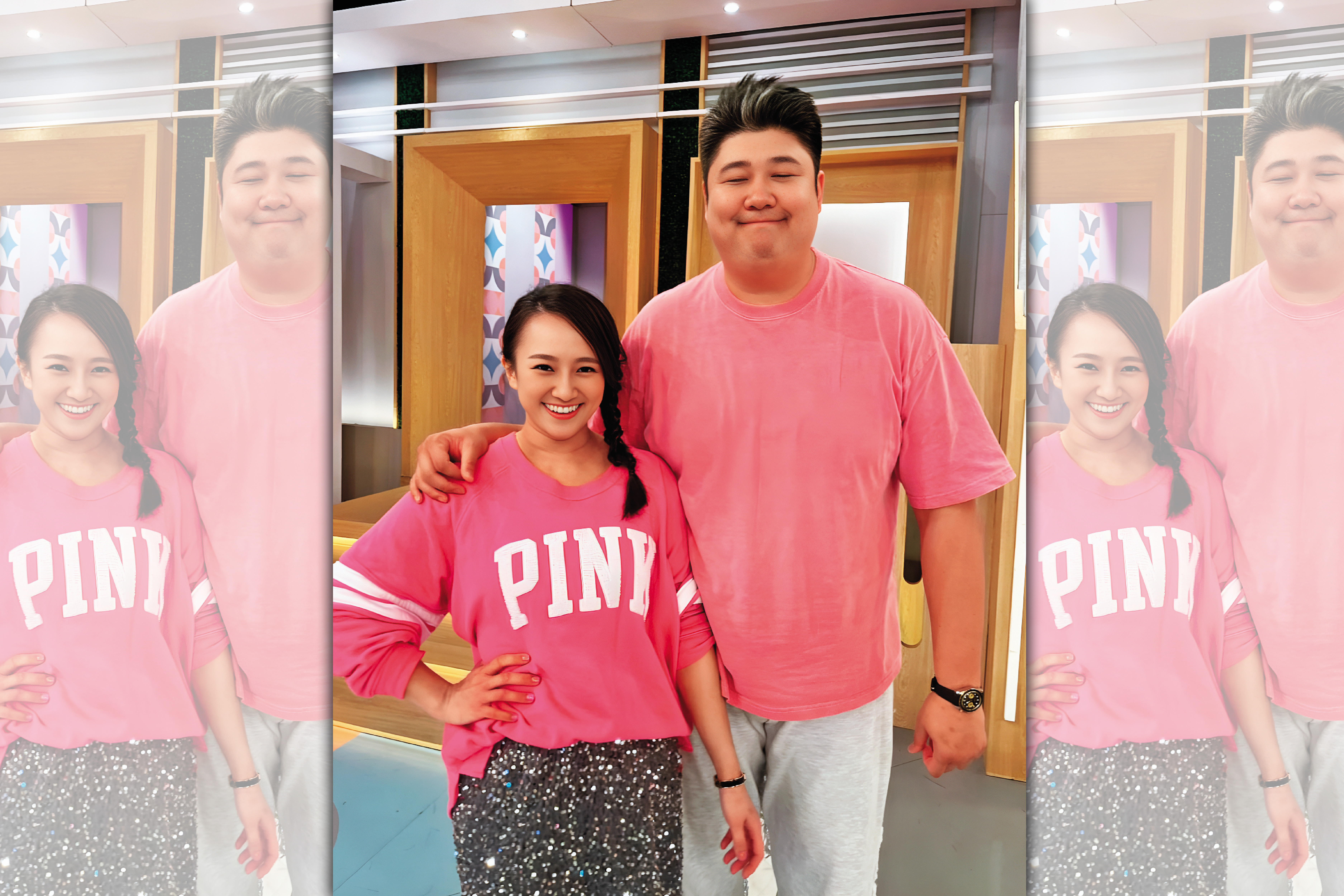 哈孝遠（右）與老婆劉凡瑄經常在社群曬恩愛，近日被爆硬拗搭乘商務艙。（翻攝自劉凡瑄IG）