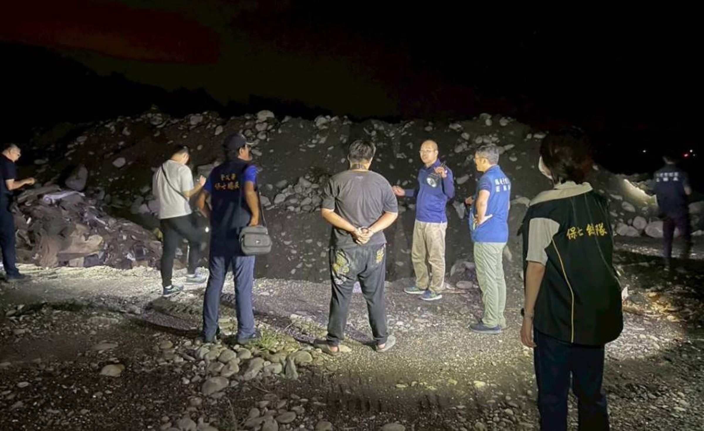 檢警緝獲現場。(中檢提供)