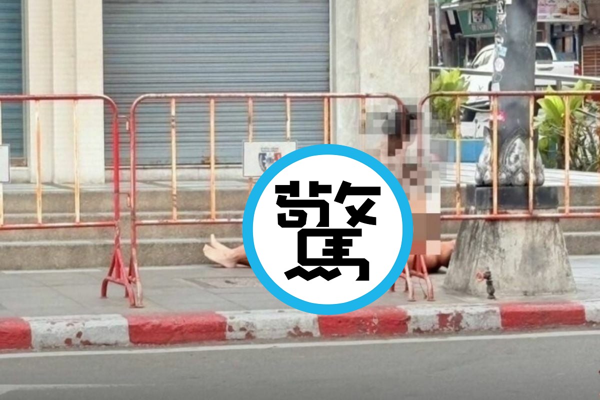 中國人不只隨地便溺，在泰國就地做愛！情侶被捕稱「我們到其他國都這樣幹」。（翻自《The Thaiger》）