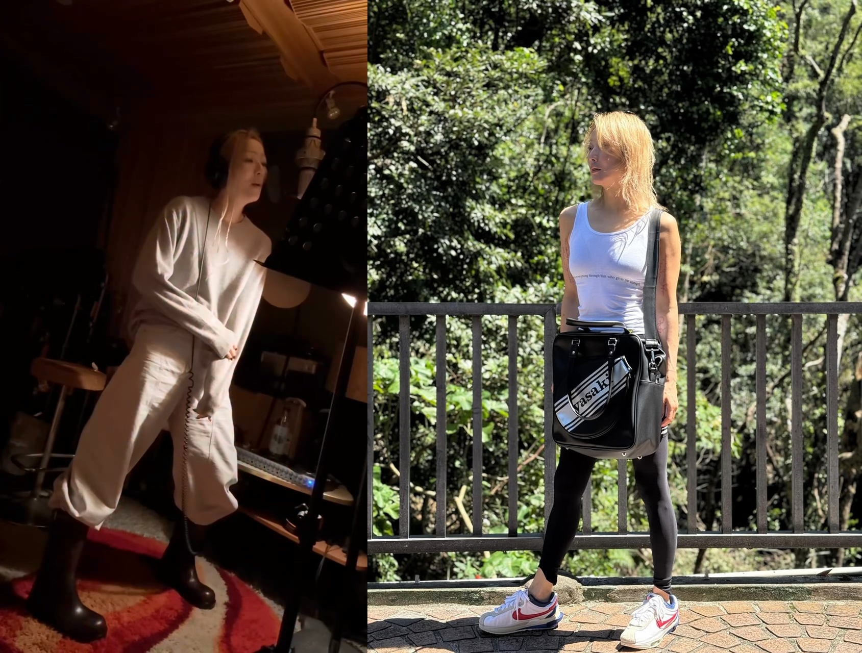 鄭秀文近日忙於錄音等工作，對於未能及時親身參與宏福苑賑災互助工作感到慚愧難過。（鄭秀文IG）