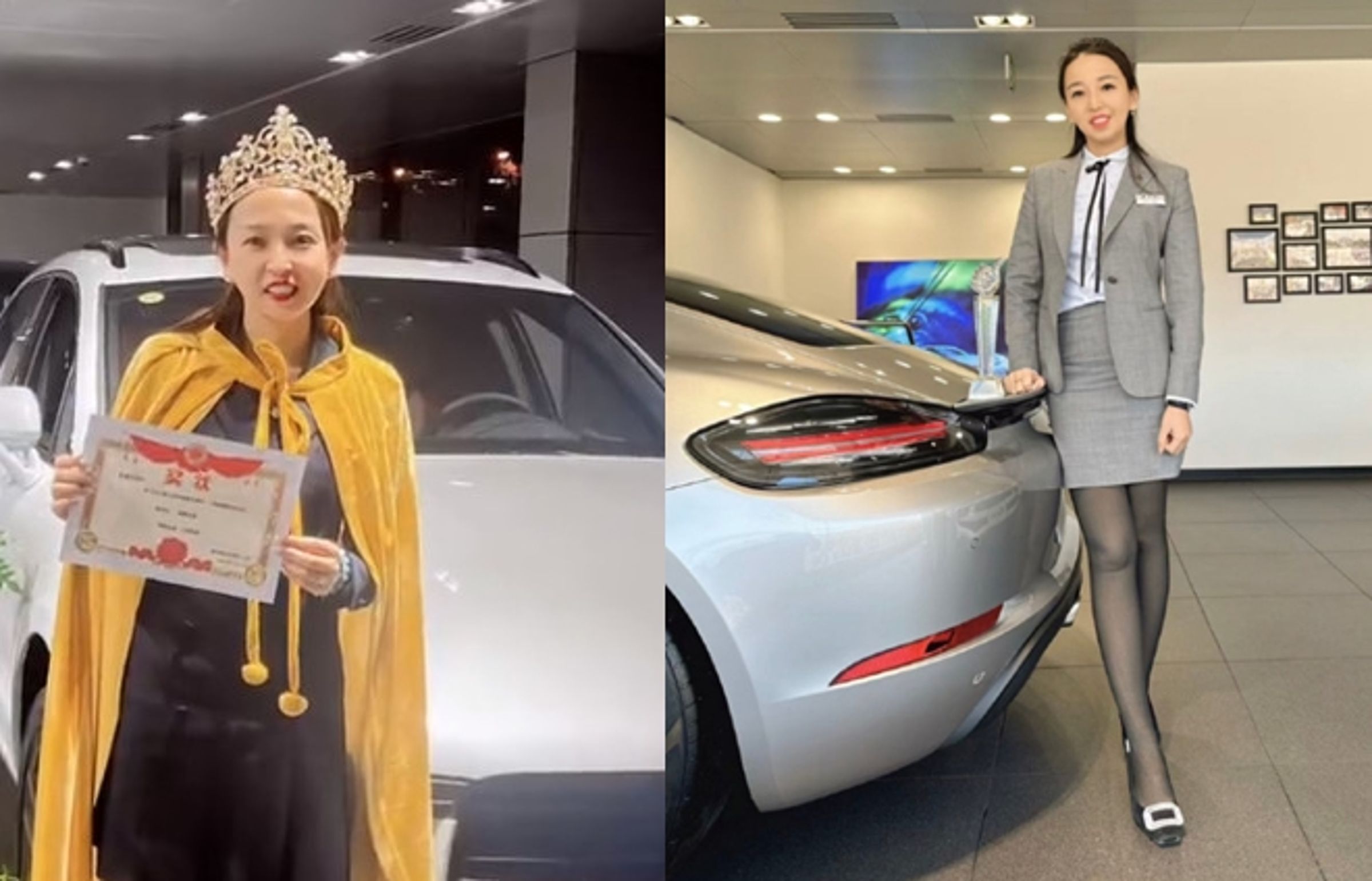 Molly坦言成功祕訣來自於真誠,駁斥靠不正當手段賣車。(翻攝微博)